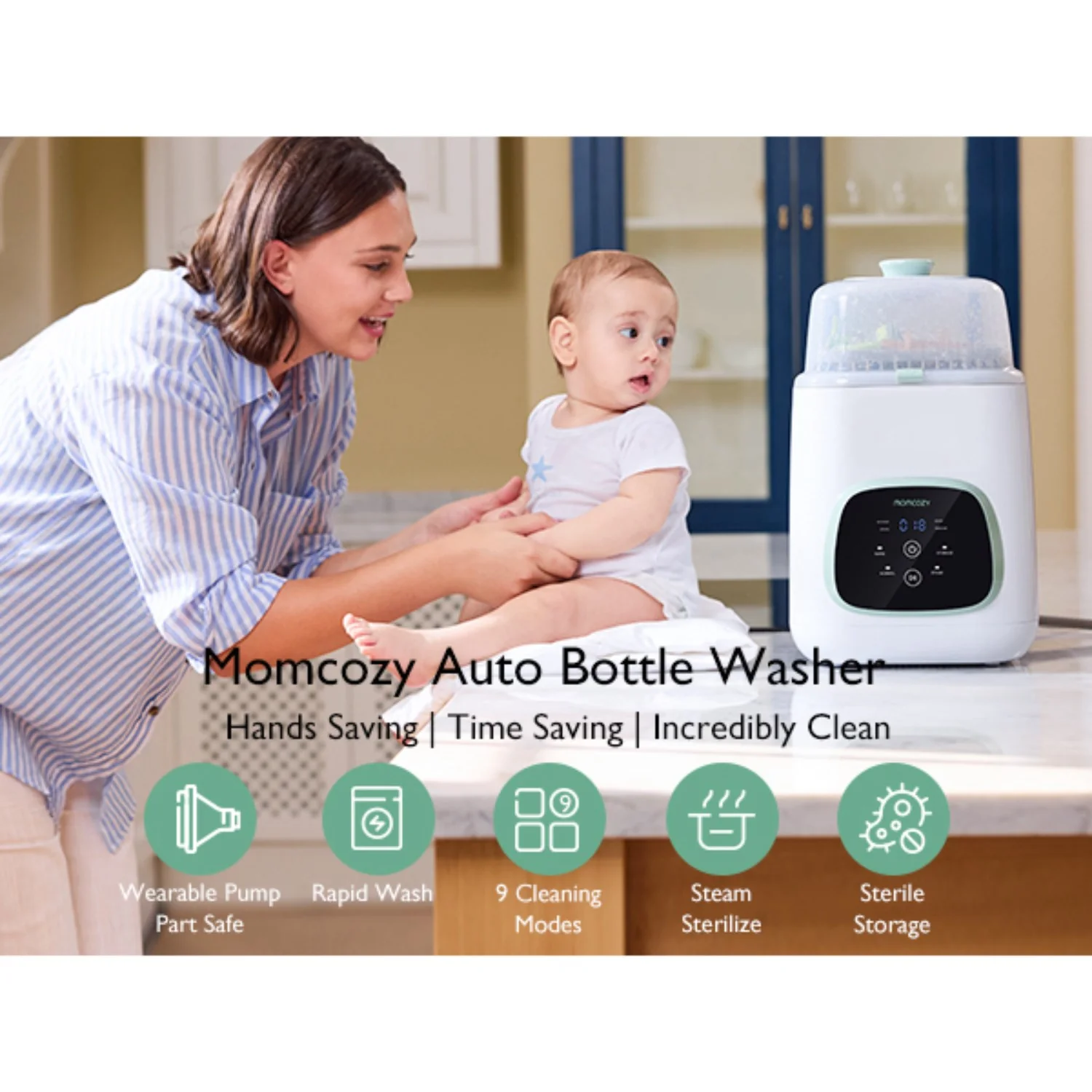 Momcozy KleanPal Pro Baby Flaskevasker - Image 3