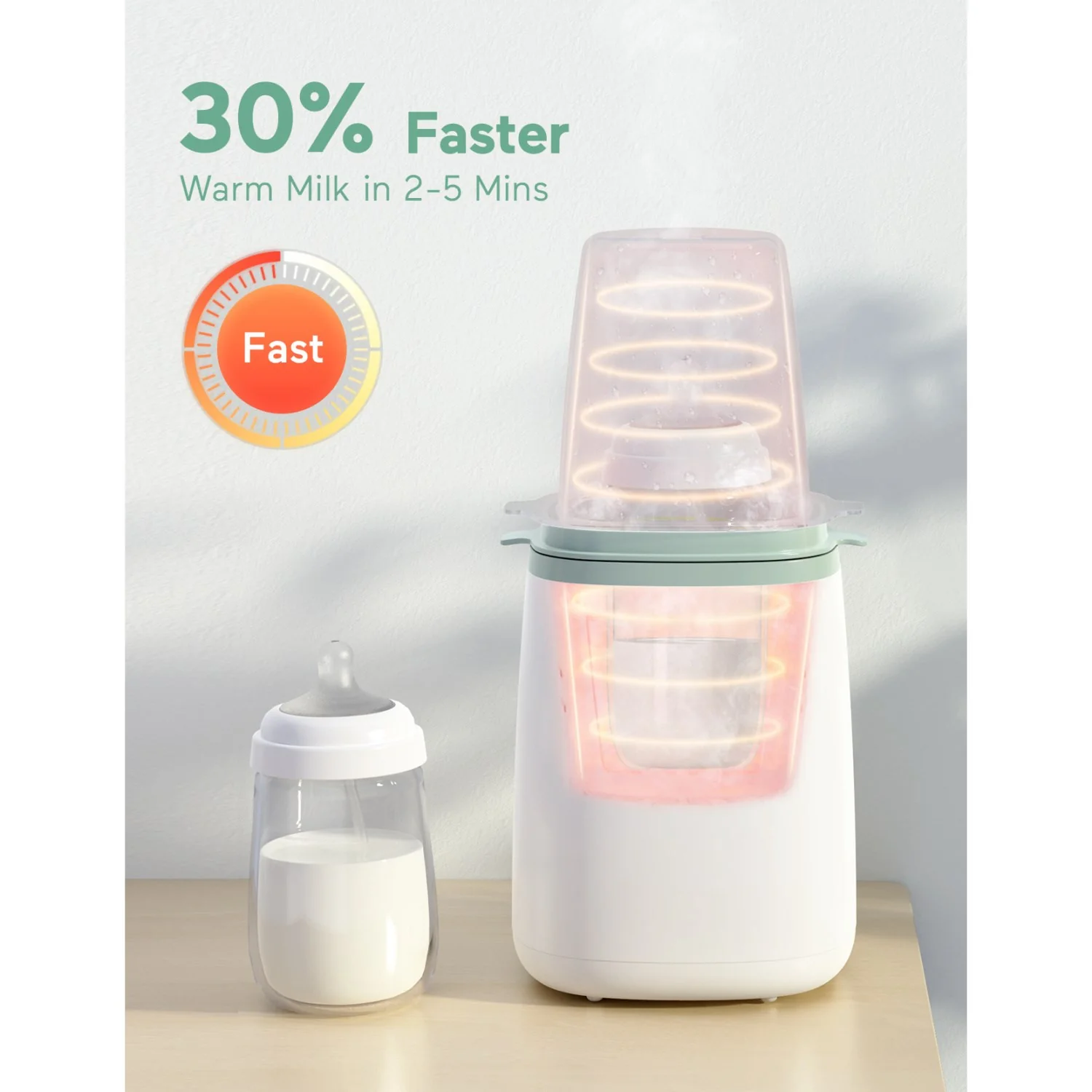 Momcozy MW01 6-in-1 Fast Baby Flaskevarmer - Image 6