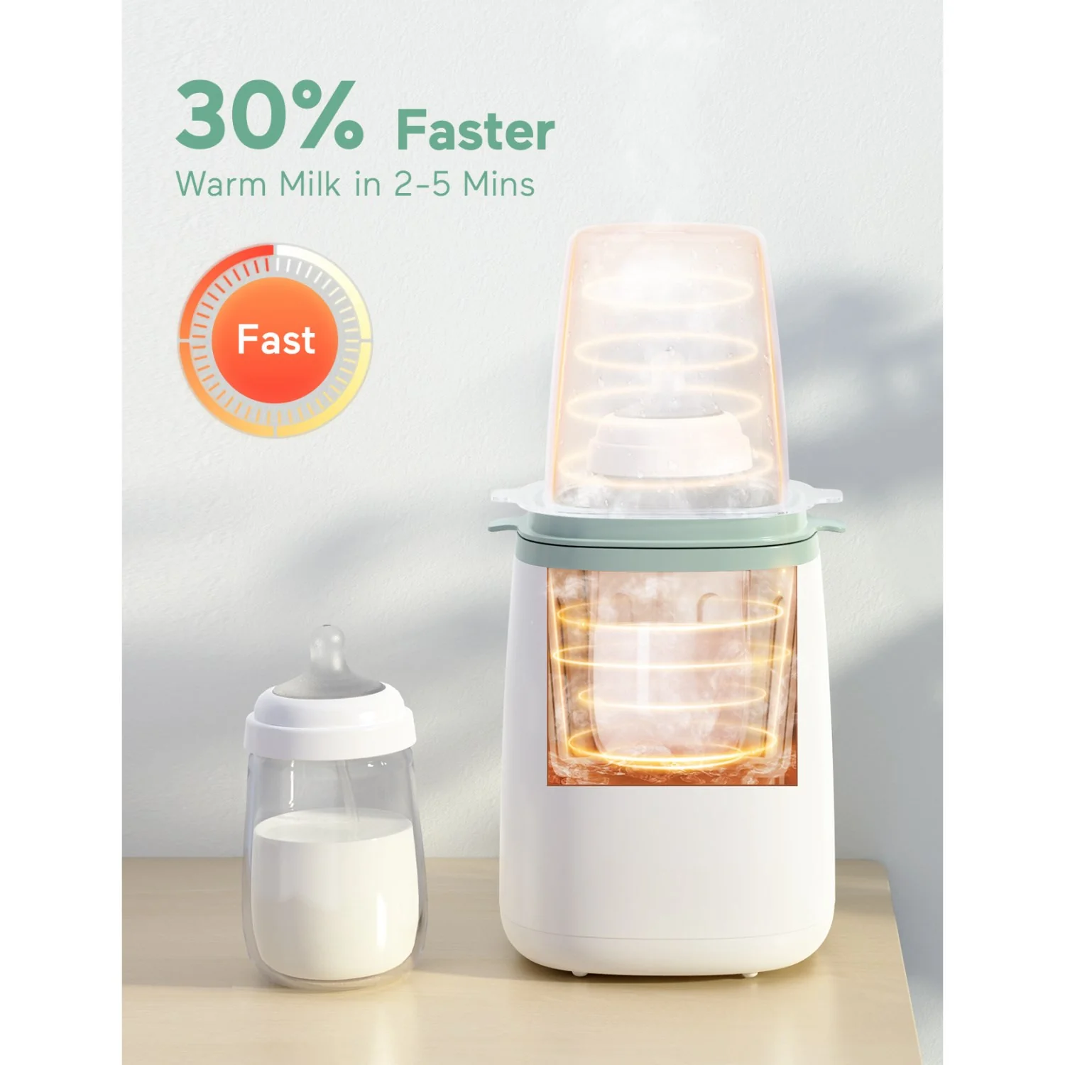 Momcozy MW01 6-in-1 Fast Baby Flaskevarmer - Image 8