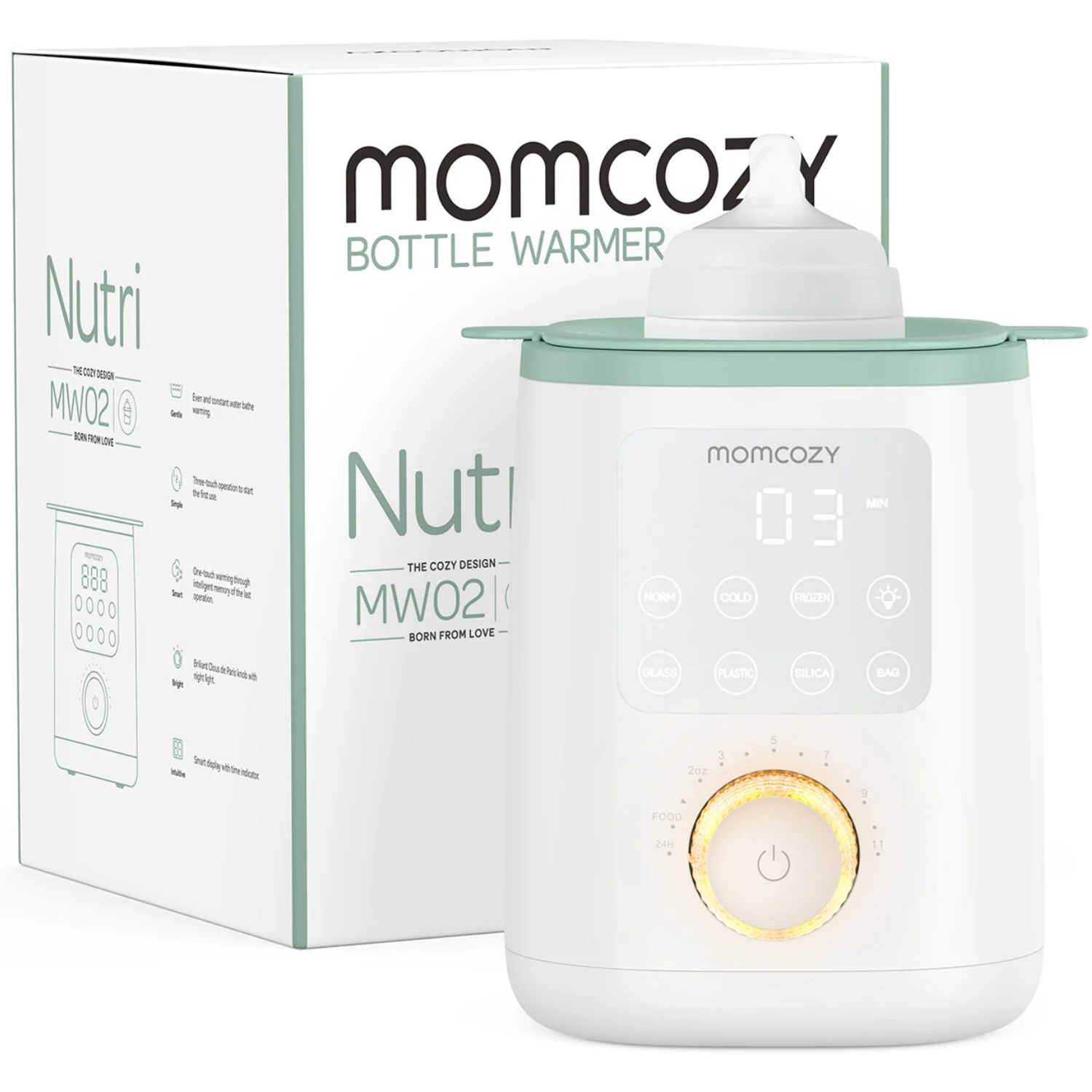 Momcozy MW02 Nutri Smart Analog Baby Flaskevarmer - Image 4