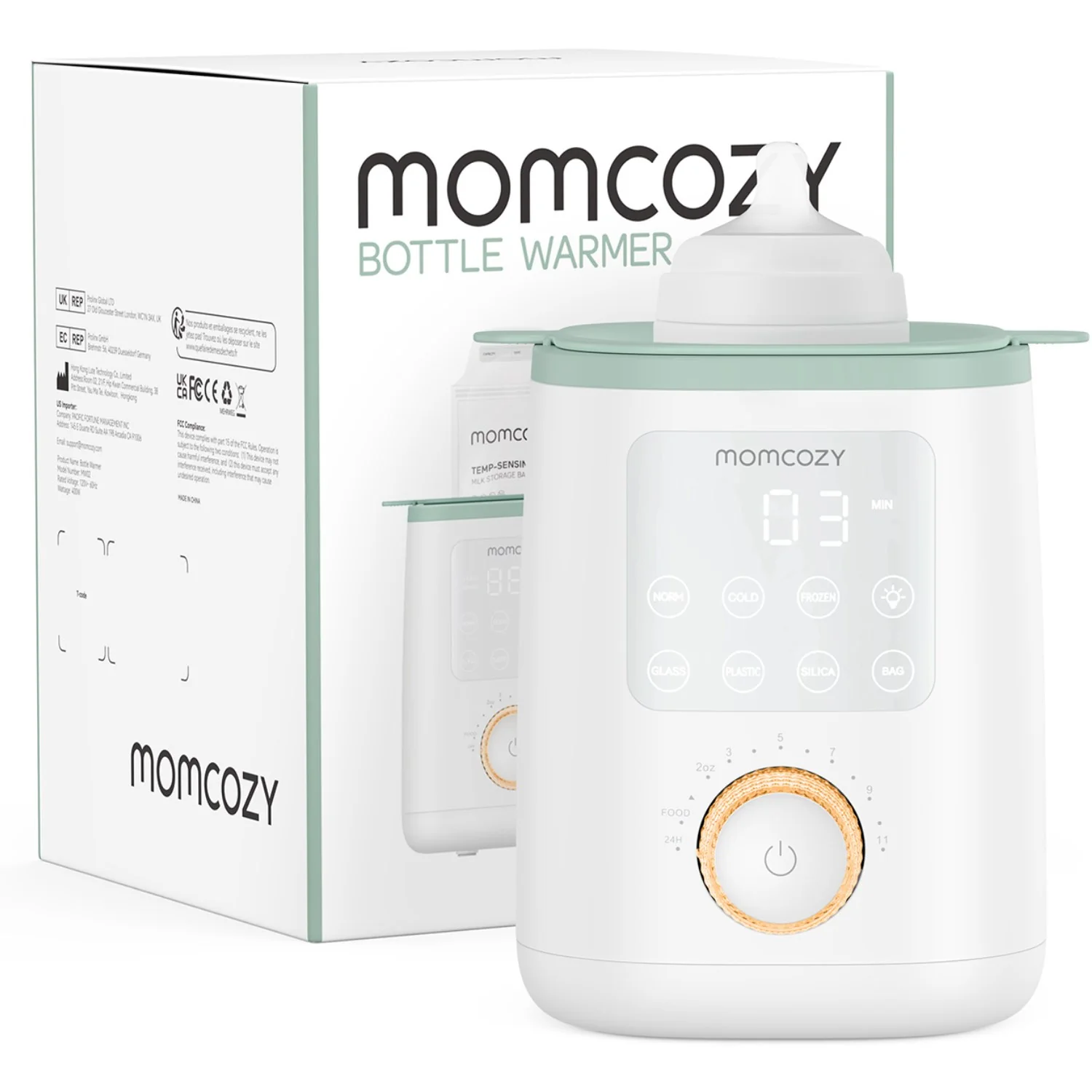 Momcozy MW02 Nutri Smart Analog Baby Flaskevarmer - Image 5