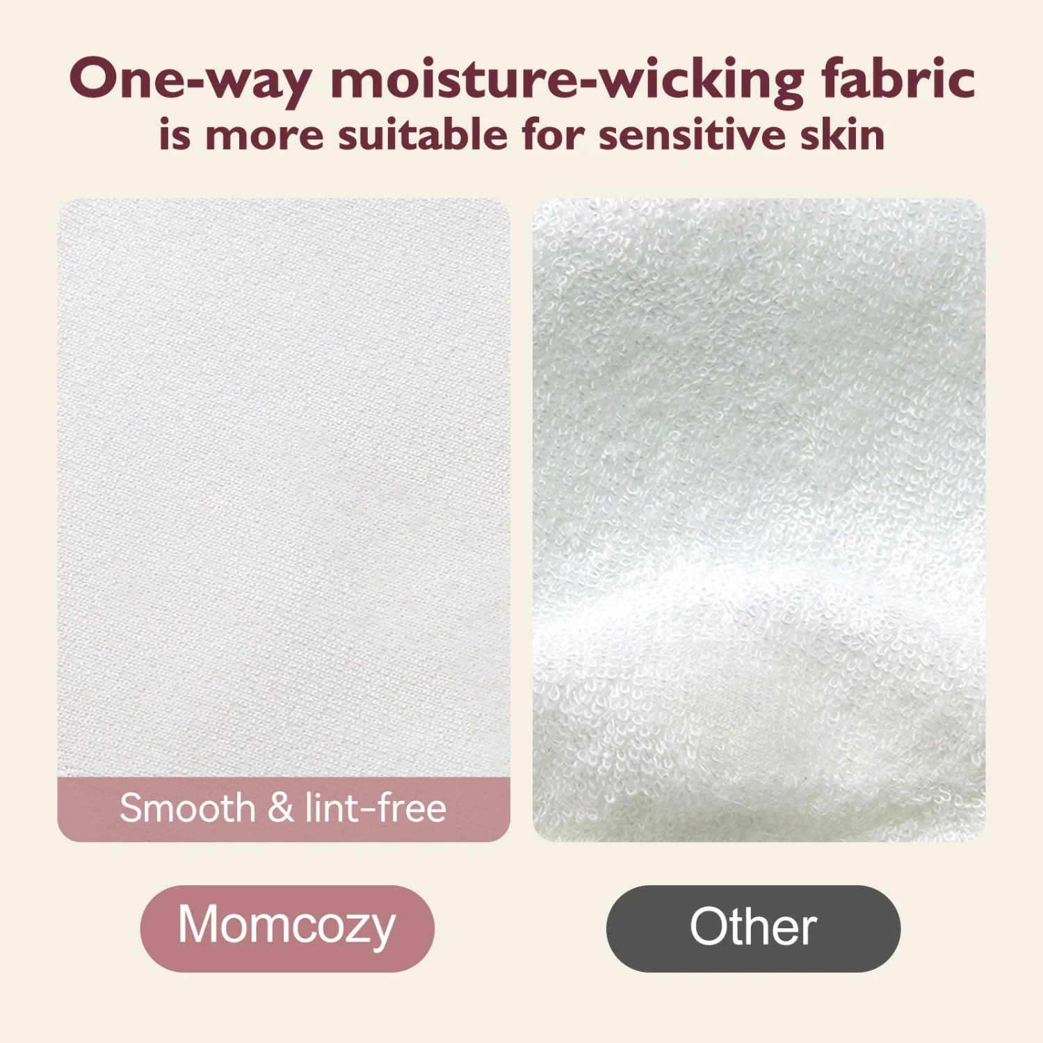 Momcozy Natural Reusable Ammebrikker 6-Pak Tynd - Image 8