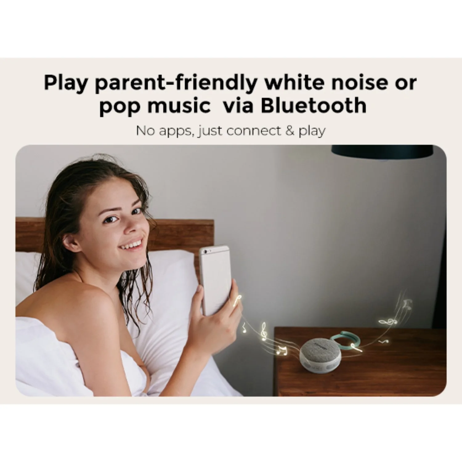 Momcozy Portable Sound Maskine Med Natlys - Image 15