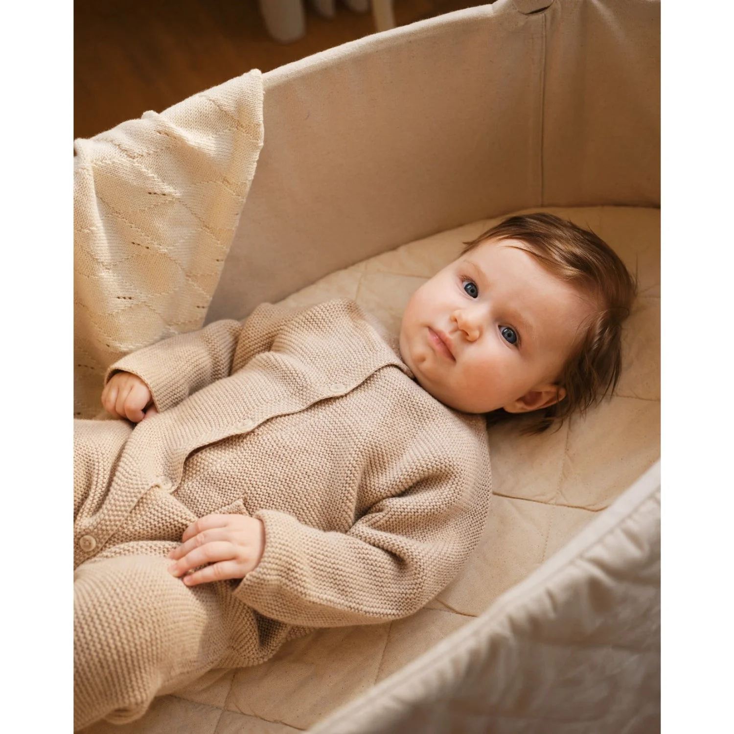 Moonboon Nature / White Classic Bundle - Oval Vugge - Image 4