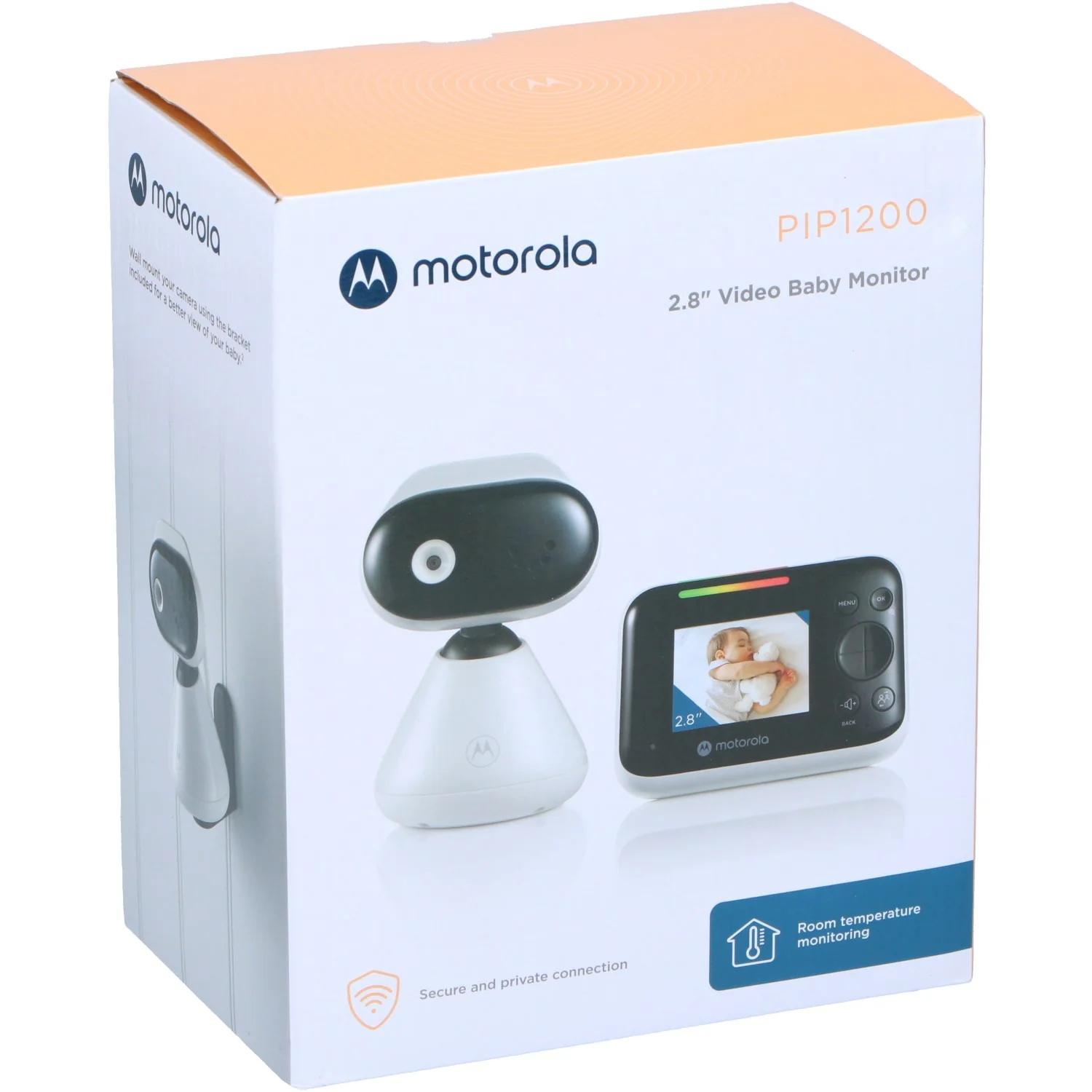 Motorola Babyalarm med Kamera - Hvid - PIP1200 - 230V - Image 9
