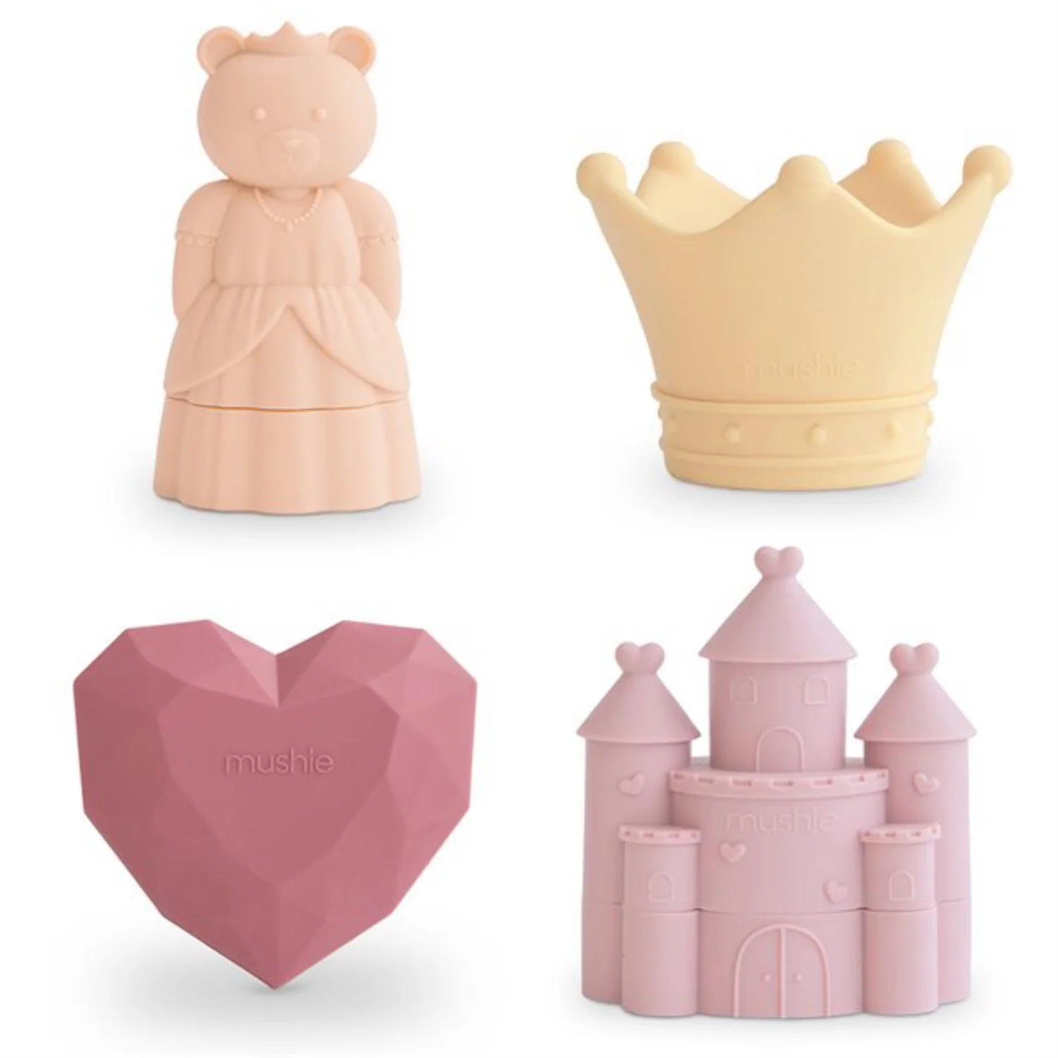 Mushie Princess Badelegetøjssæt 4-Pak
