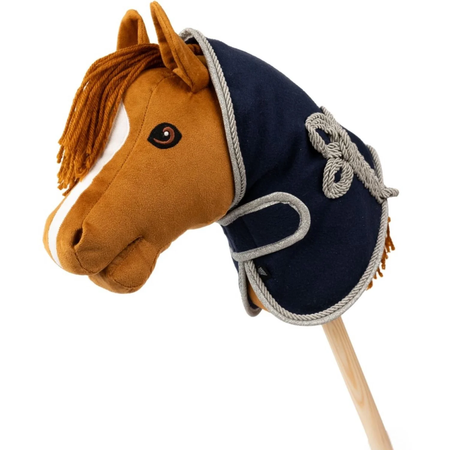 My Hobby Horse Navy Fleece Dækken Til Kæphest - Image 2