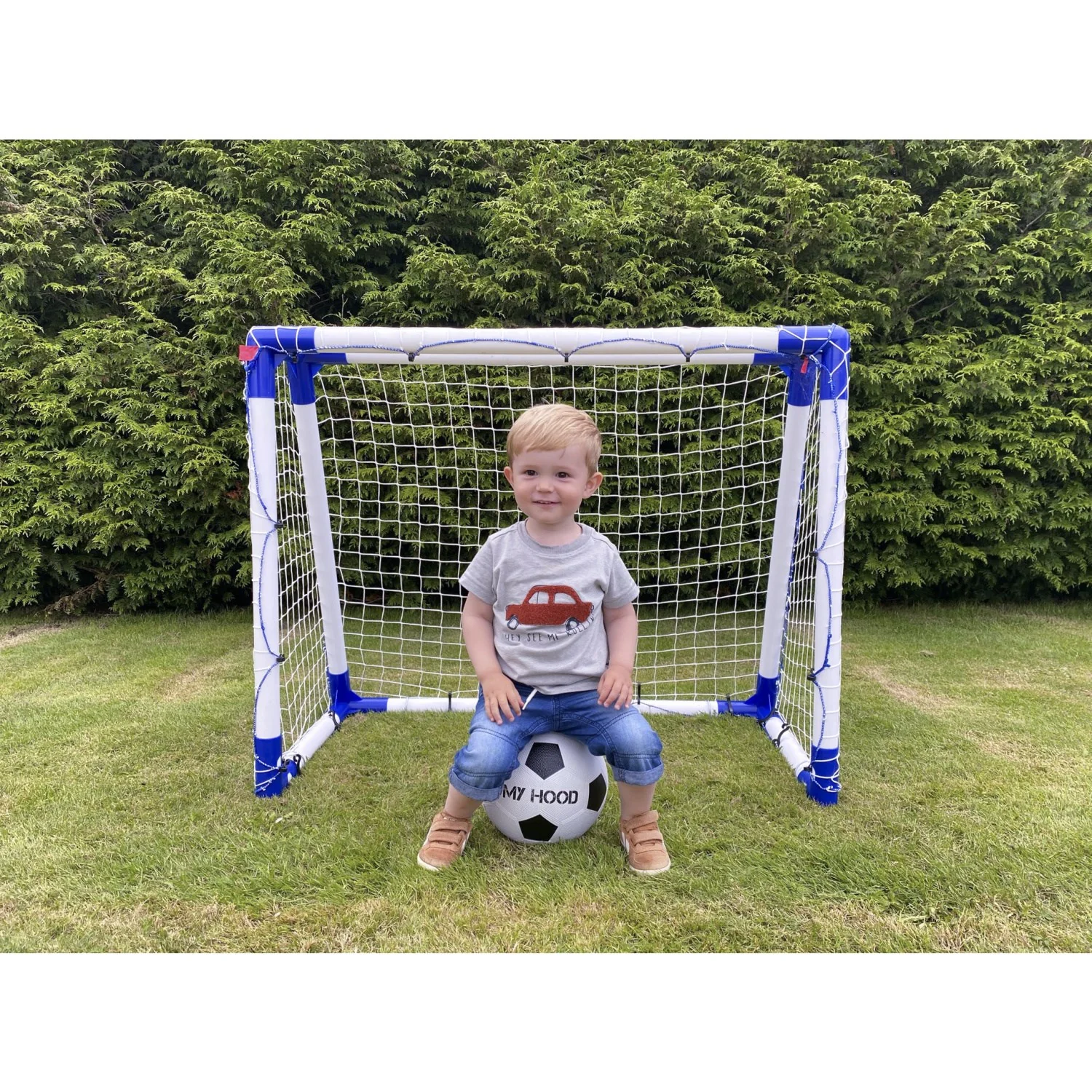 My Hood Target Sport Junior Fodboldmål I Plast 2 Stk. Inkl. Bold - Image 2