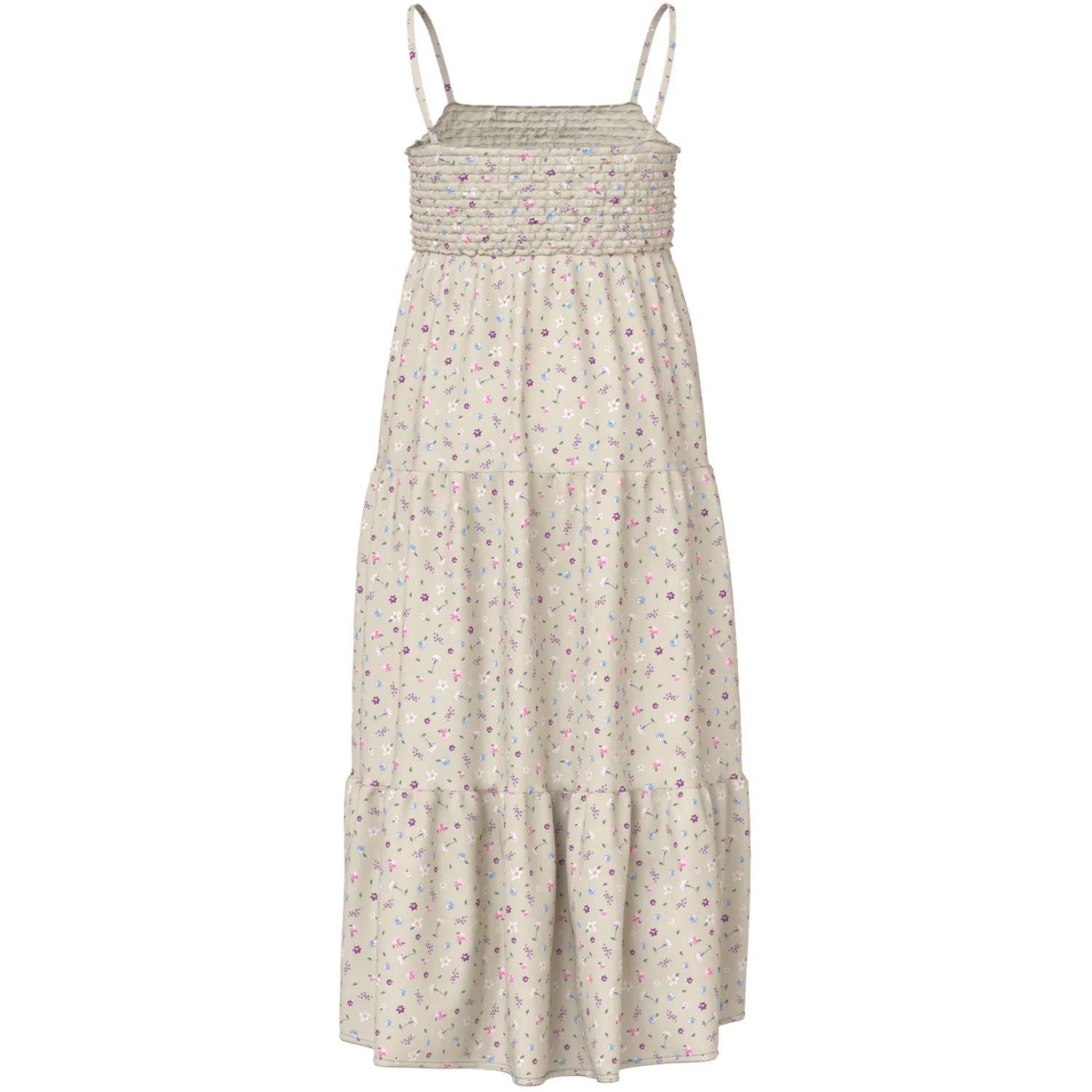 Name It Almond Milk Cute Flowers Nkfvinaya Strop Maxi Kjole - Image 2