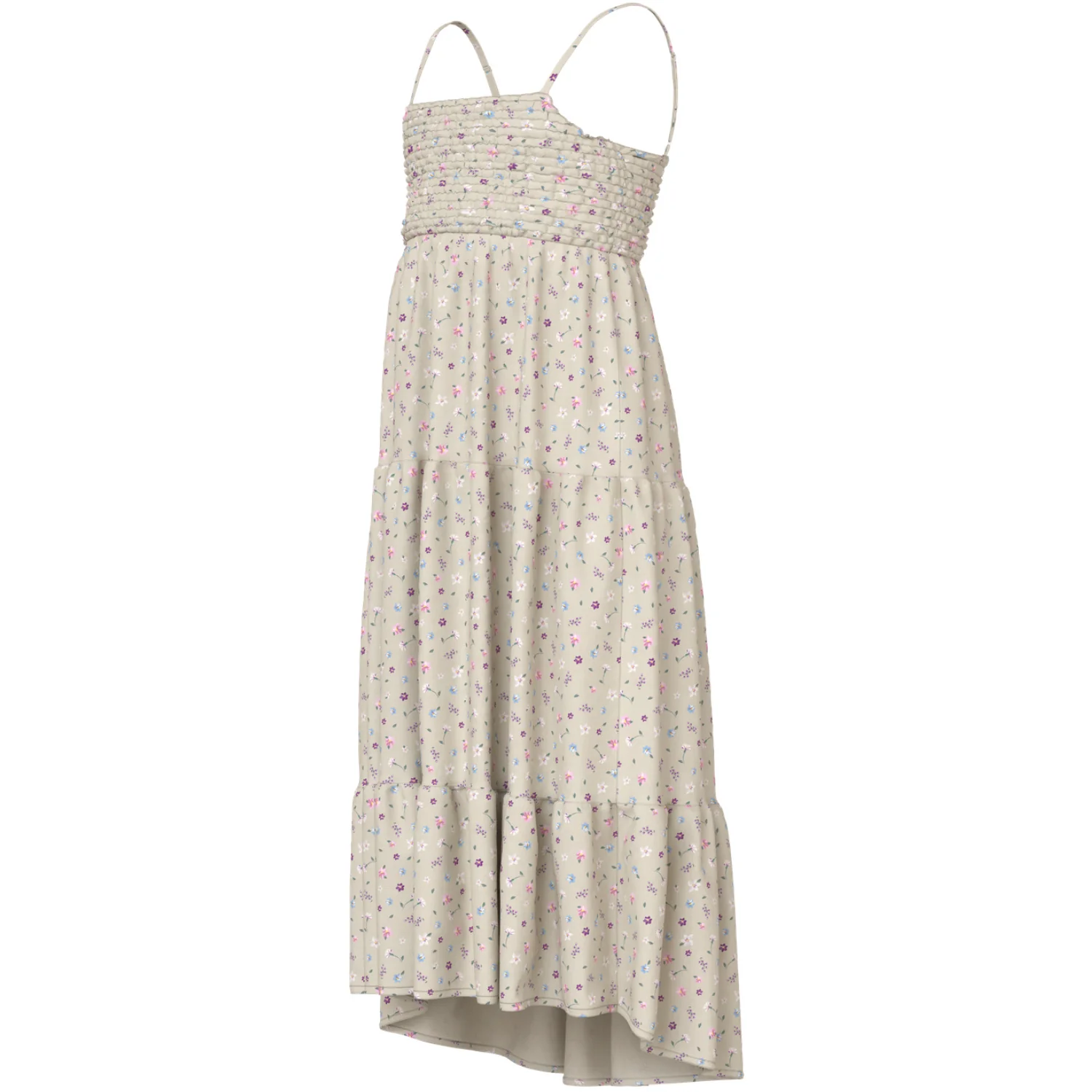 Name It Almond Milk Cute Flowers Nkfvinaya Strop Maxi Kjole - Image 3
