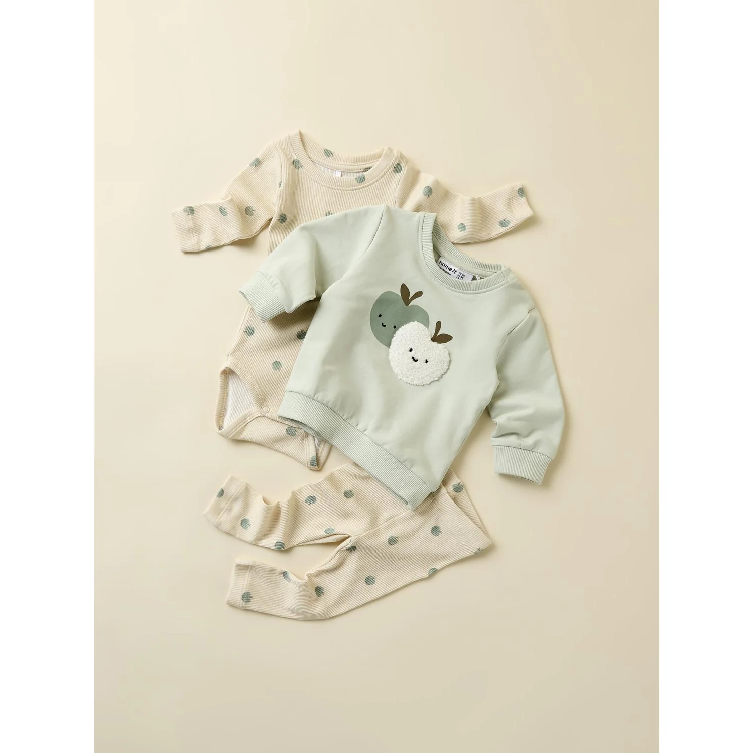 Name It Almond Milk Nbmfoapple Long John - Image 2