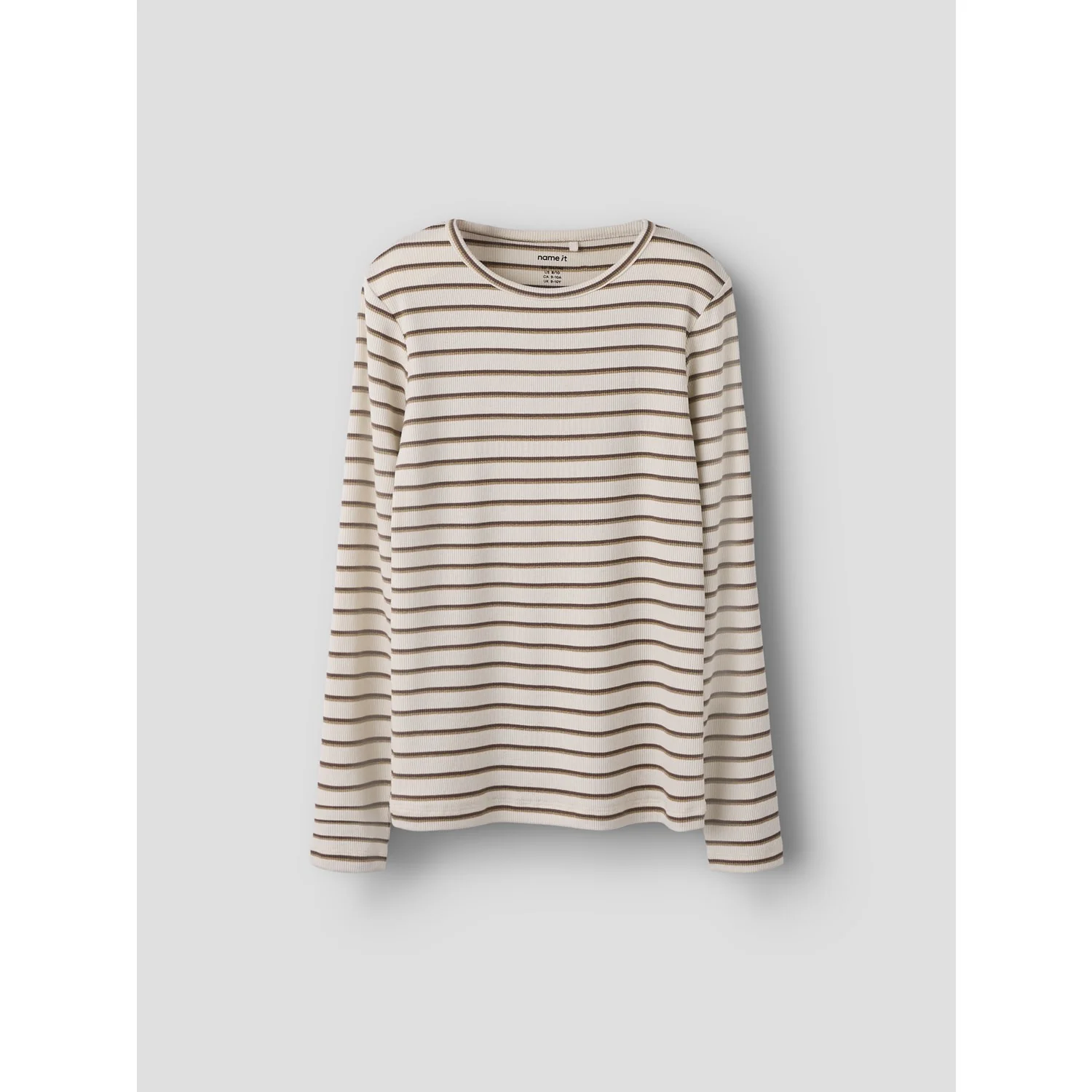 Name It Antique White Nkflulaho Ls Slim Top - Image 2