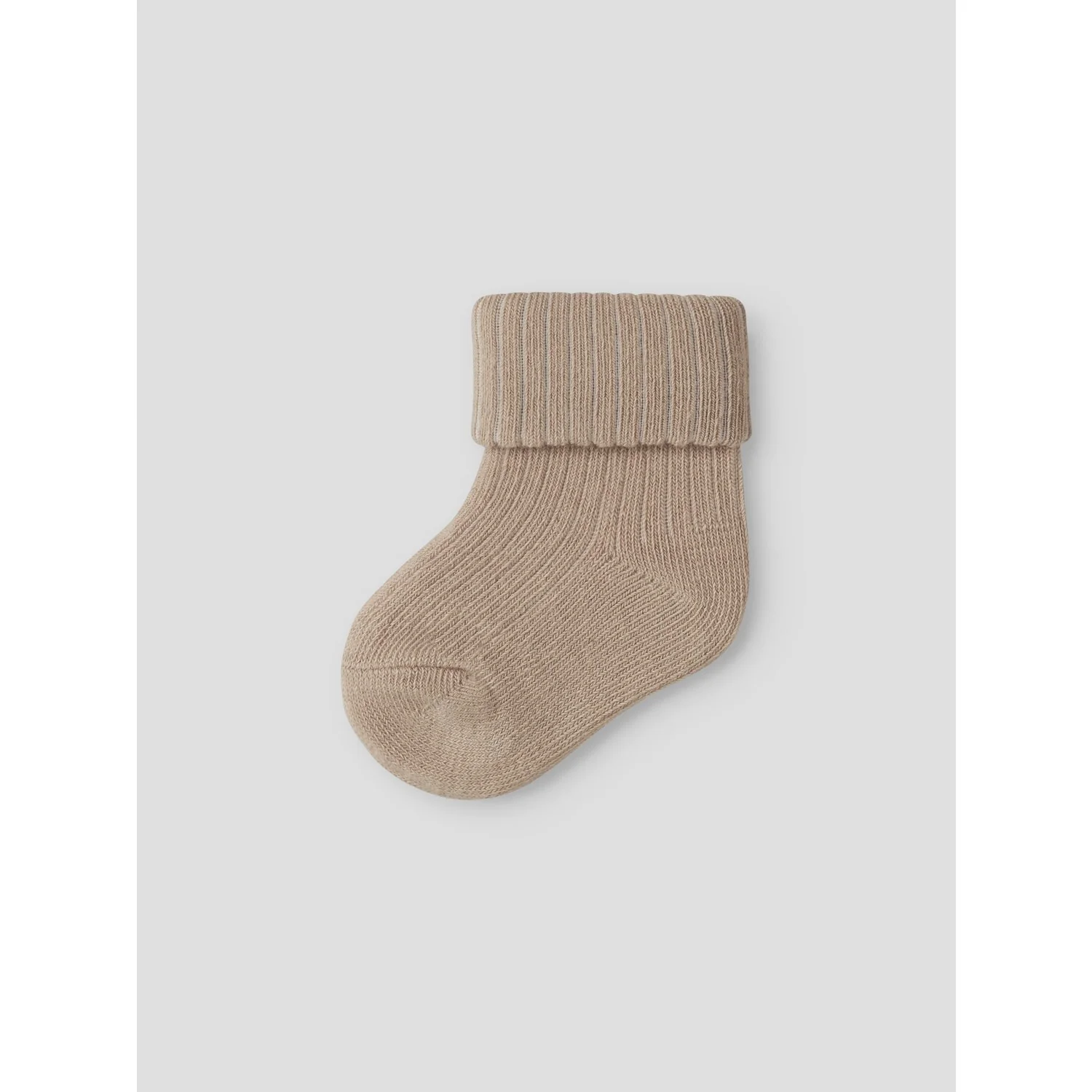 Name It Antique White Sesame Nbnnugat 2P Strømper - Image 3