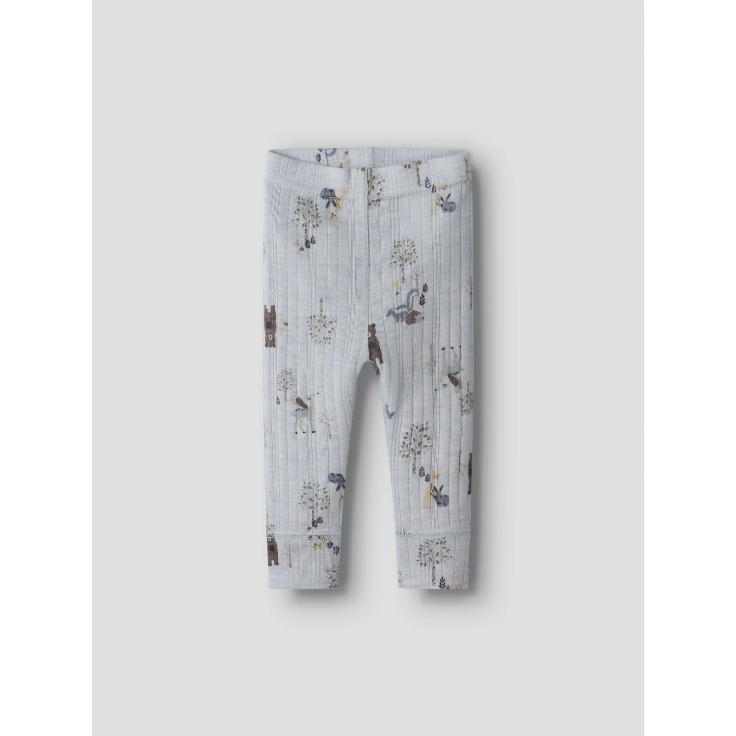 Name It Arctic Ice Forest Animal Nbmwang Uld Needle Longjohn Noos - Image 2