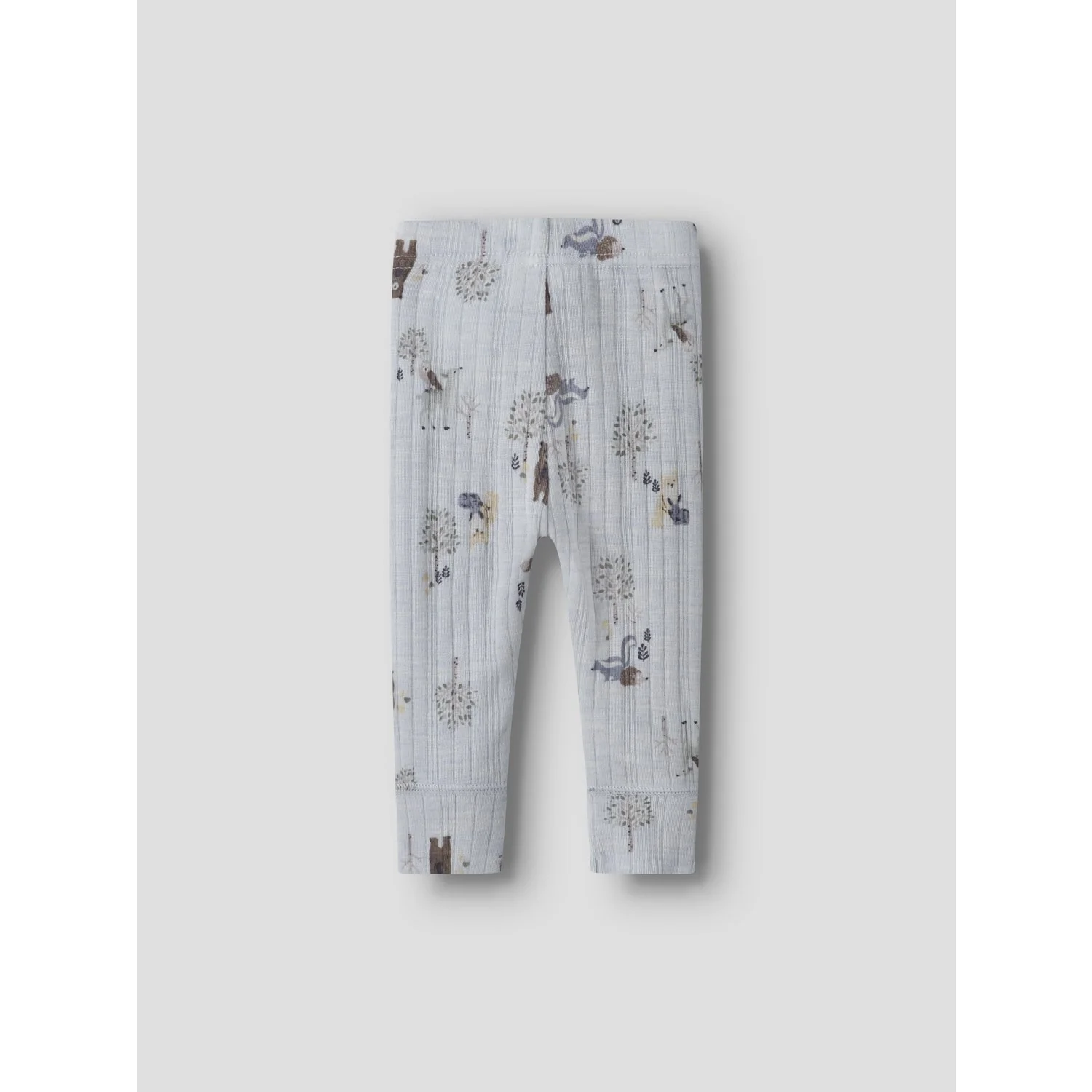 Name It Arctic Ice Forest Animal Nbmwang Uld Needle Longjohn Noos - Image 3