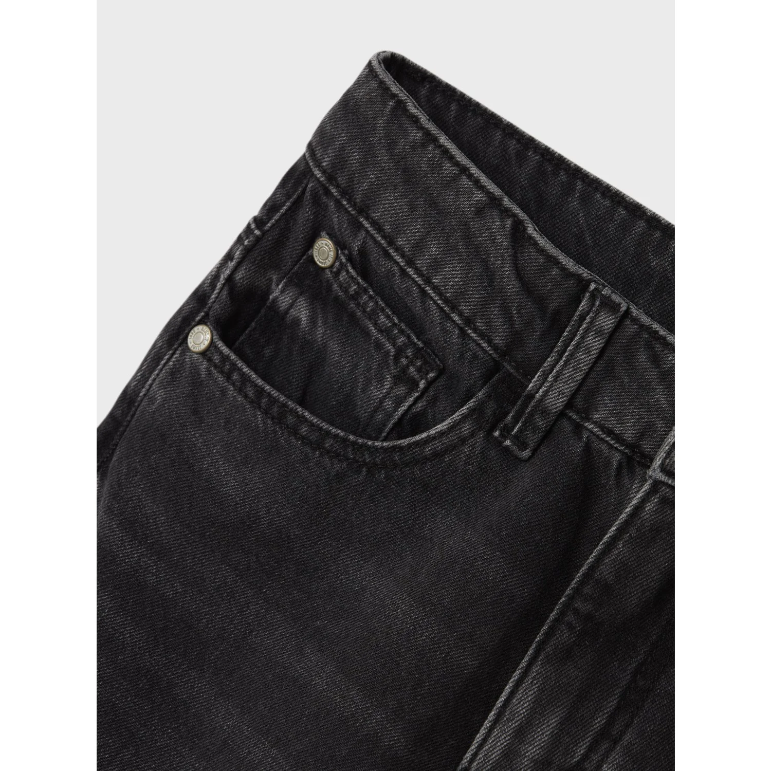 Name It Black Denim Nkfrose Hw Straight Jeans 9222-Rm Noos - Image 4