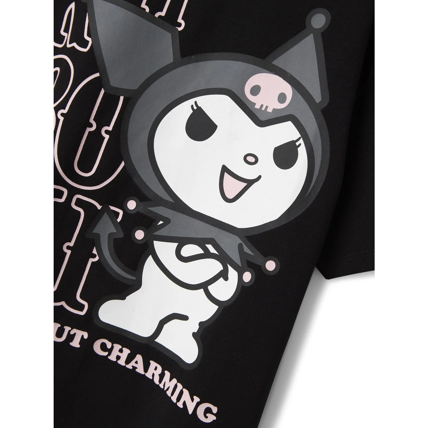 Name It Black Nkfakisa Kuromi Ss Nreg Top Box Sky - Image 4