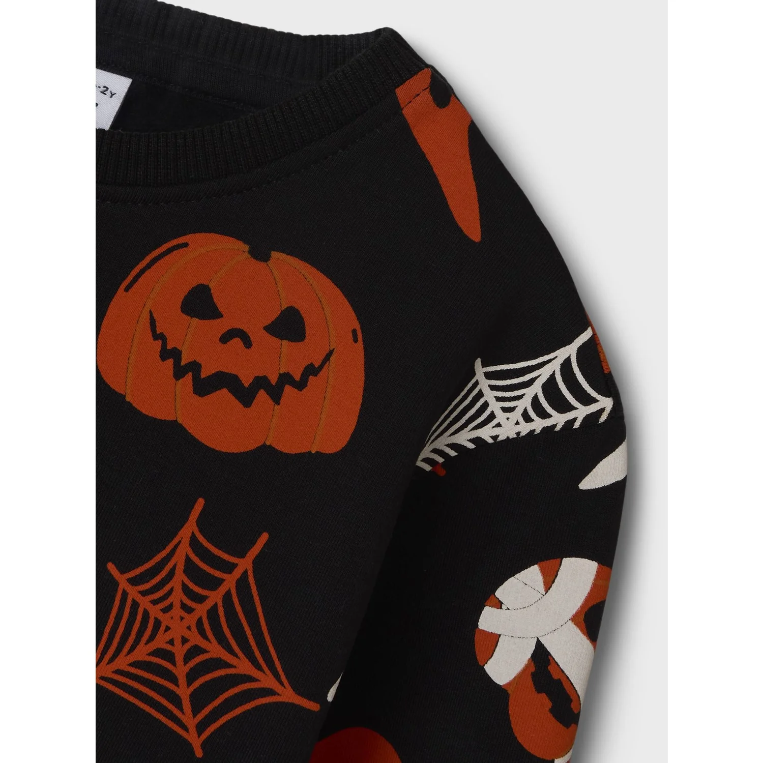 Name It Black Nmnopal Nreg Sweat Box Bru - Image 2