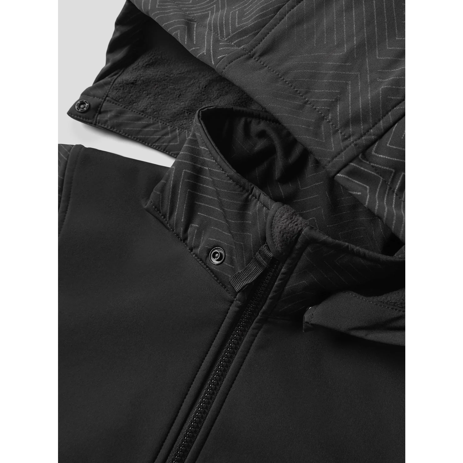 Name It Black Ref Nkmalfa08 Softshell Jakke Ref Aop Fo - Image 3