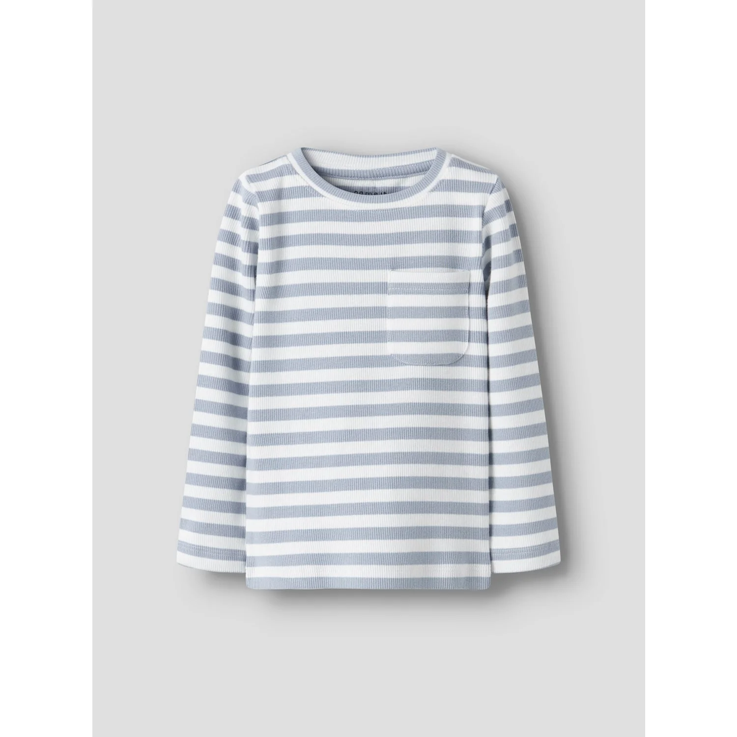 Name It Blue Fog Cloud Dancer Nmmdekab Slim Ls Top - Image 3