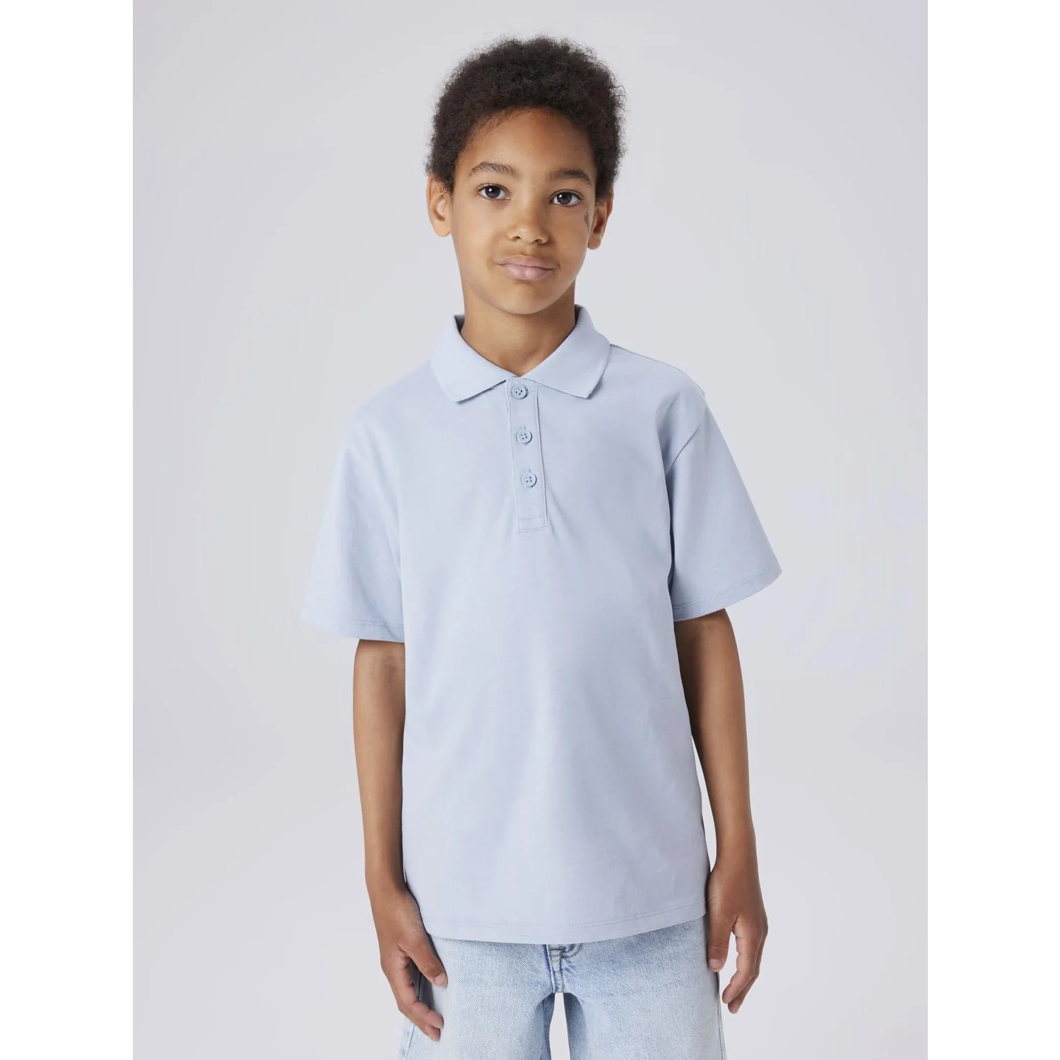 Name It Blue Fog Nkmkally Ss Nreg Polo Noos - Image 4