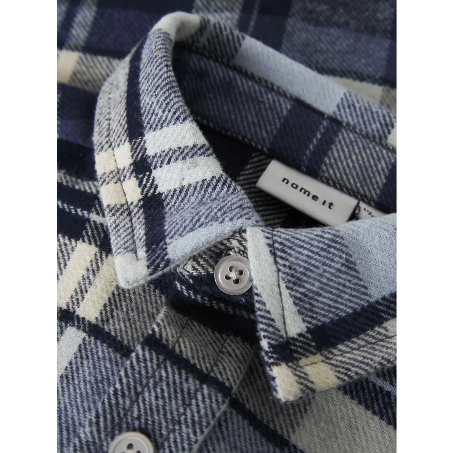 Name It Blue Fog Nmmdetul Ls Overshirt - Image 4