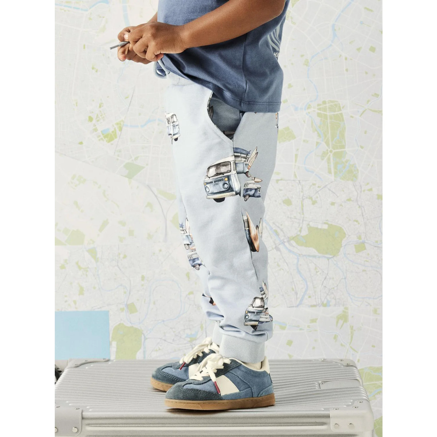 Name It Blue Fog Nmmjaxon Nreg Sweat Bukser Unb - Image 3