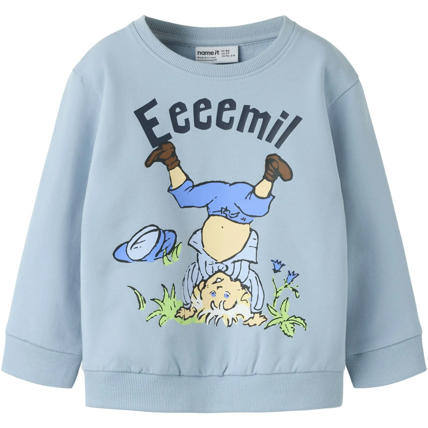 Name It Blue Fog Nmmmaska Emil Nreg Sweat Unb Sky