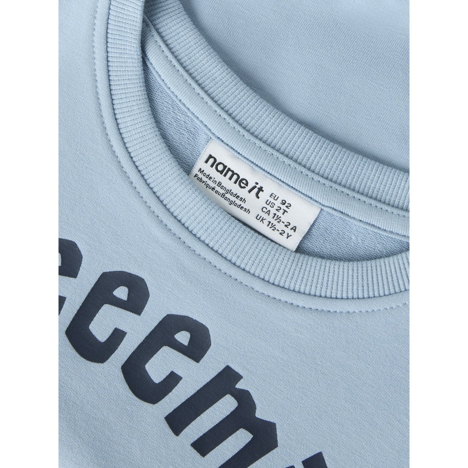 Name It Blue Fog Nmmmaska Emil Nreg Sweat Unb Sky - Image 2