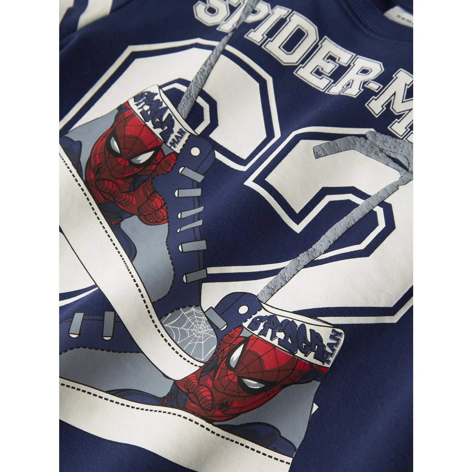 Name It Blueprint Nmmadam Spider Nreg Sweat Bru Mar - Image 2