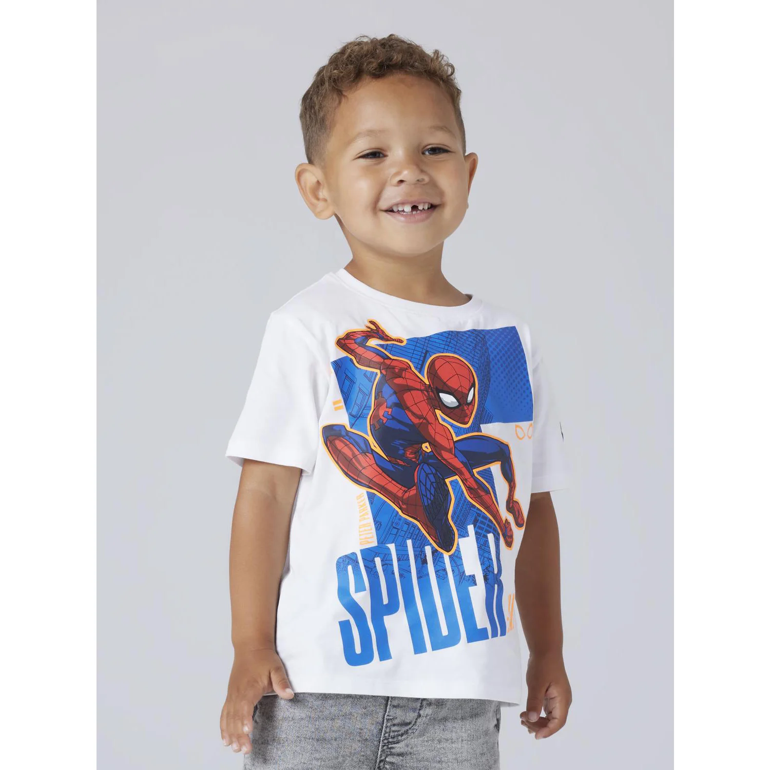 Name It Bright White Nmmajit Spider Nreg Ss Top Box Mar - Image 3