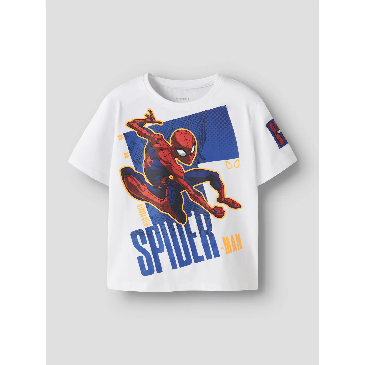 Name It Bright White Nmmajit Spider Nreg Ss Top Box Mar - Image 5