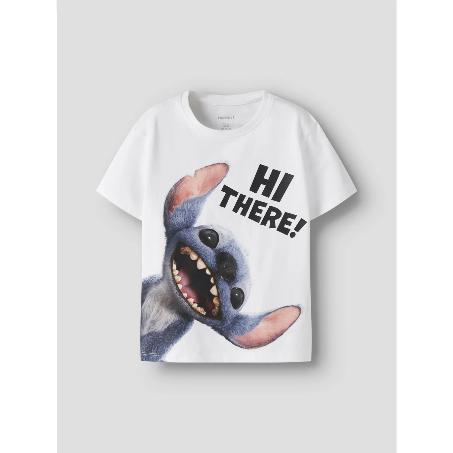 Name It Bright White Nmmjylle Stitch Ss Nreg Top Wdi - Image 2