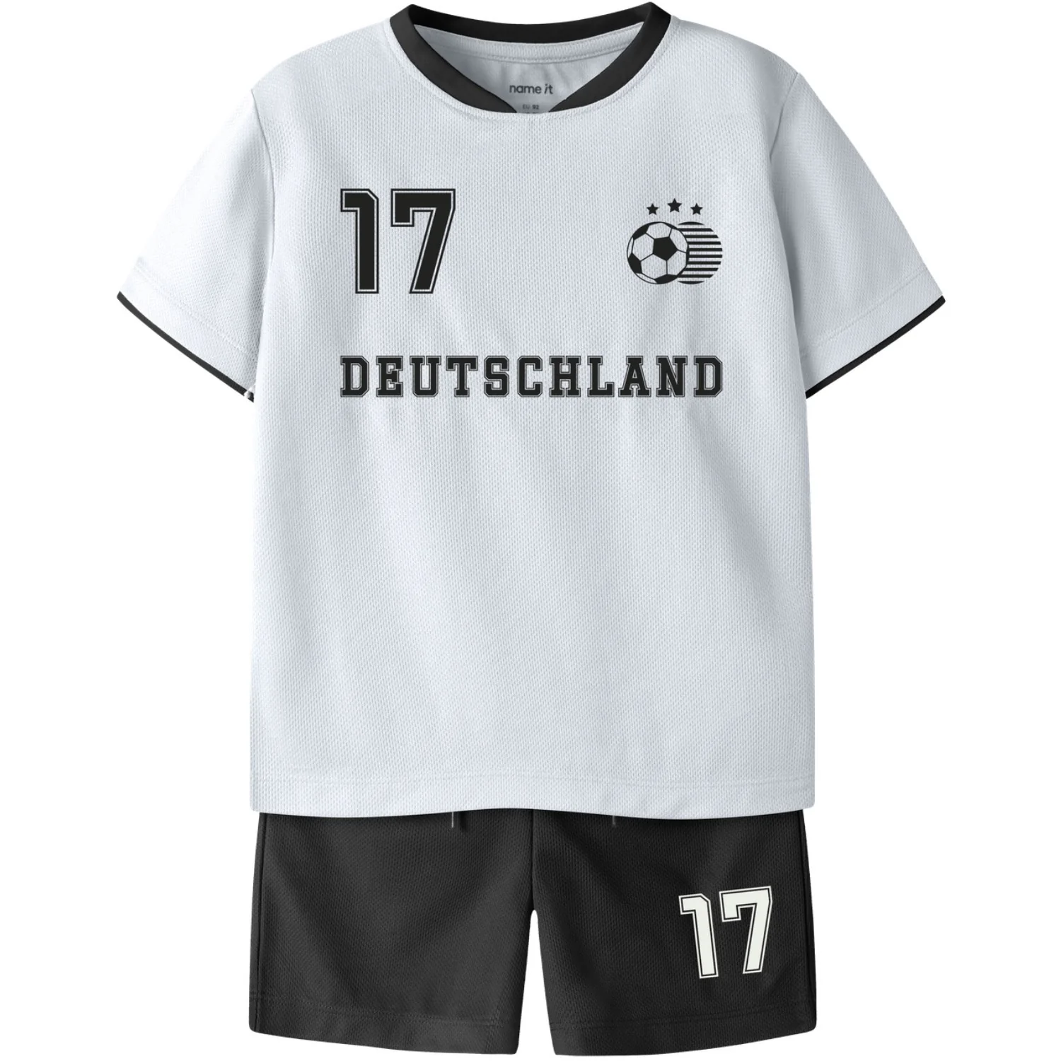 Name It Bright White Nmnhiteam Shorts Sæt