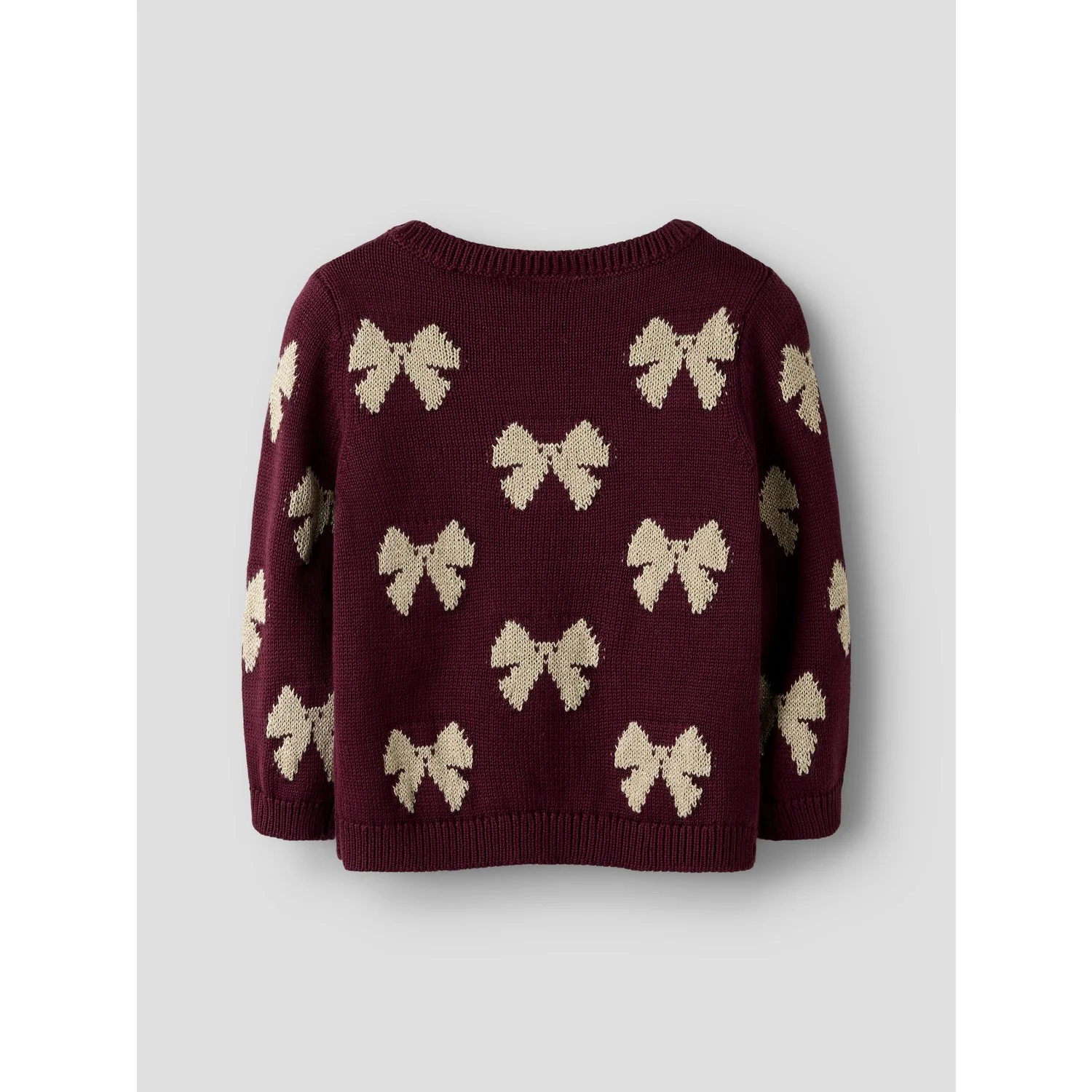 Name It Burgundy Nmfrekka Ls Knit - Image 2