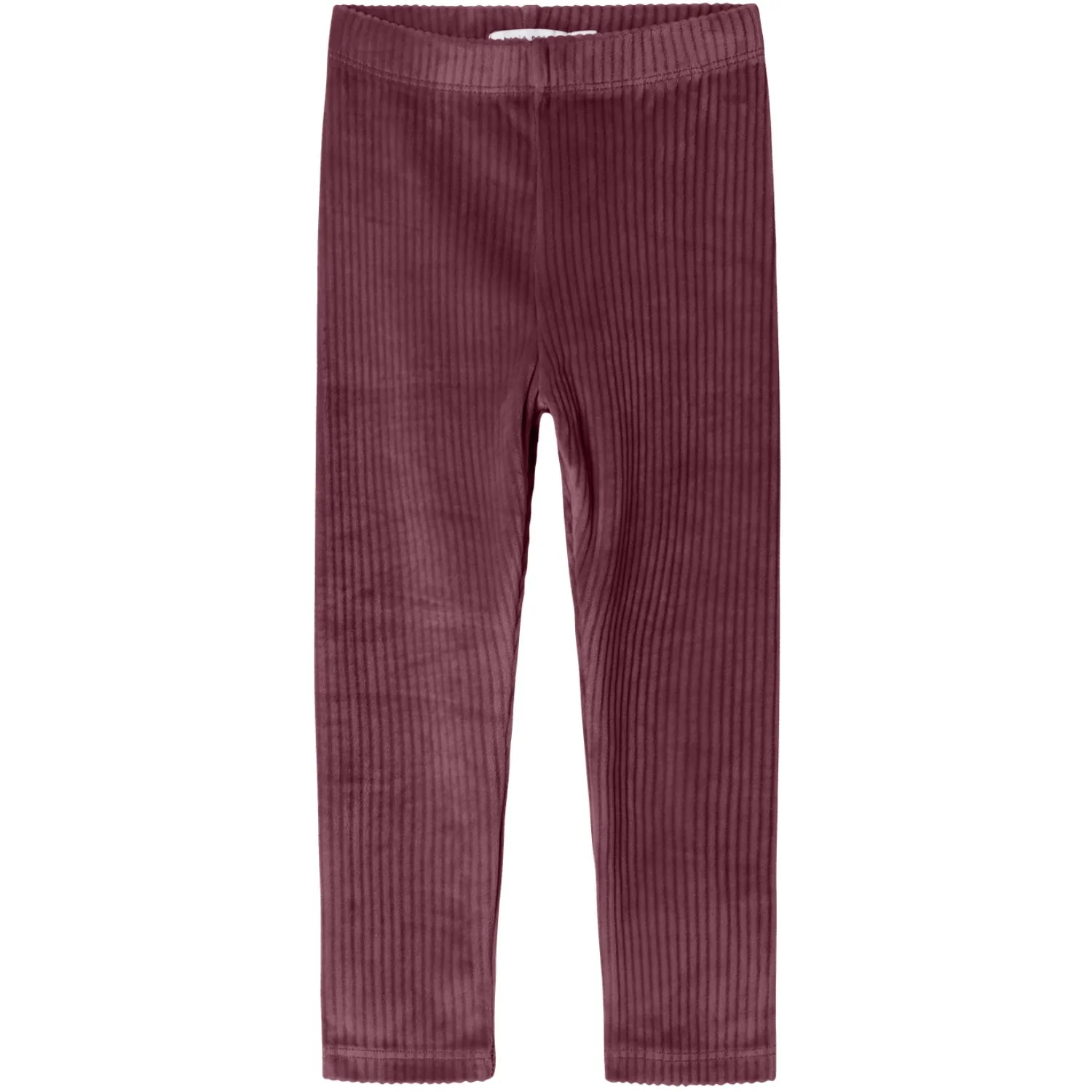 Name It Burgundy Nmfveloa Velvet Leggings
