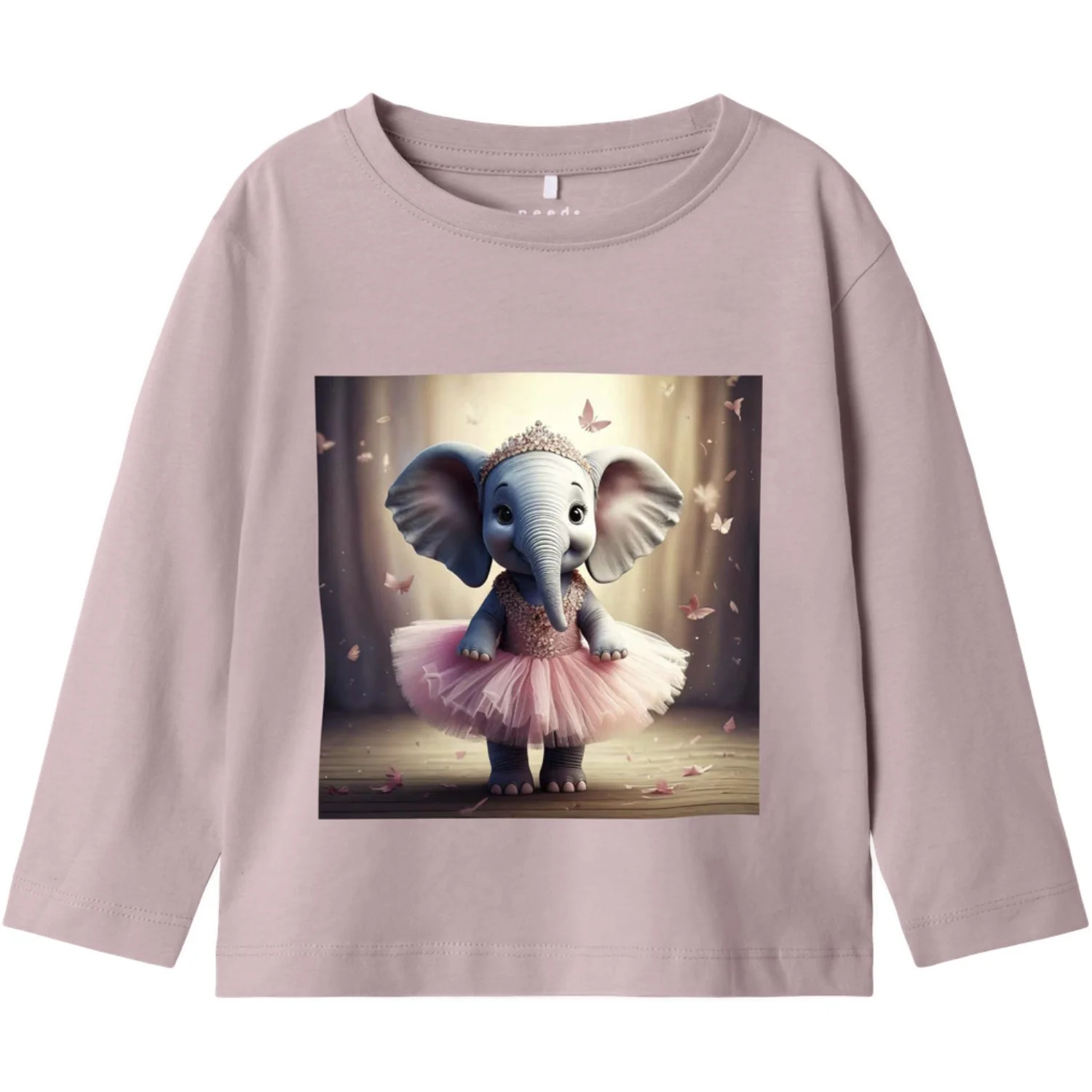 Name It Burnished Lilac Ballerina Elephant Nmfvotea Ls Nreg Top