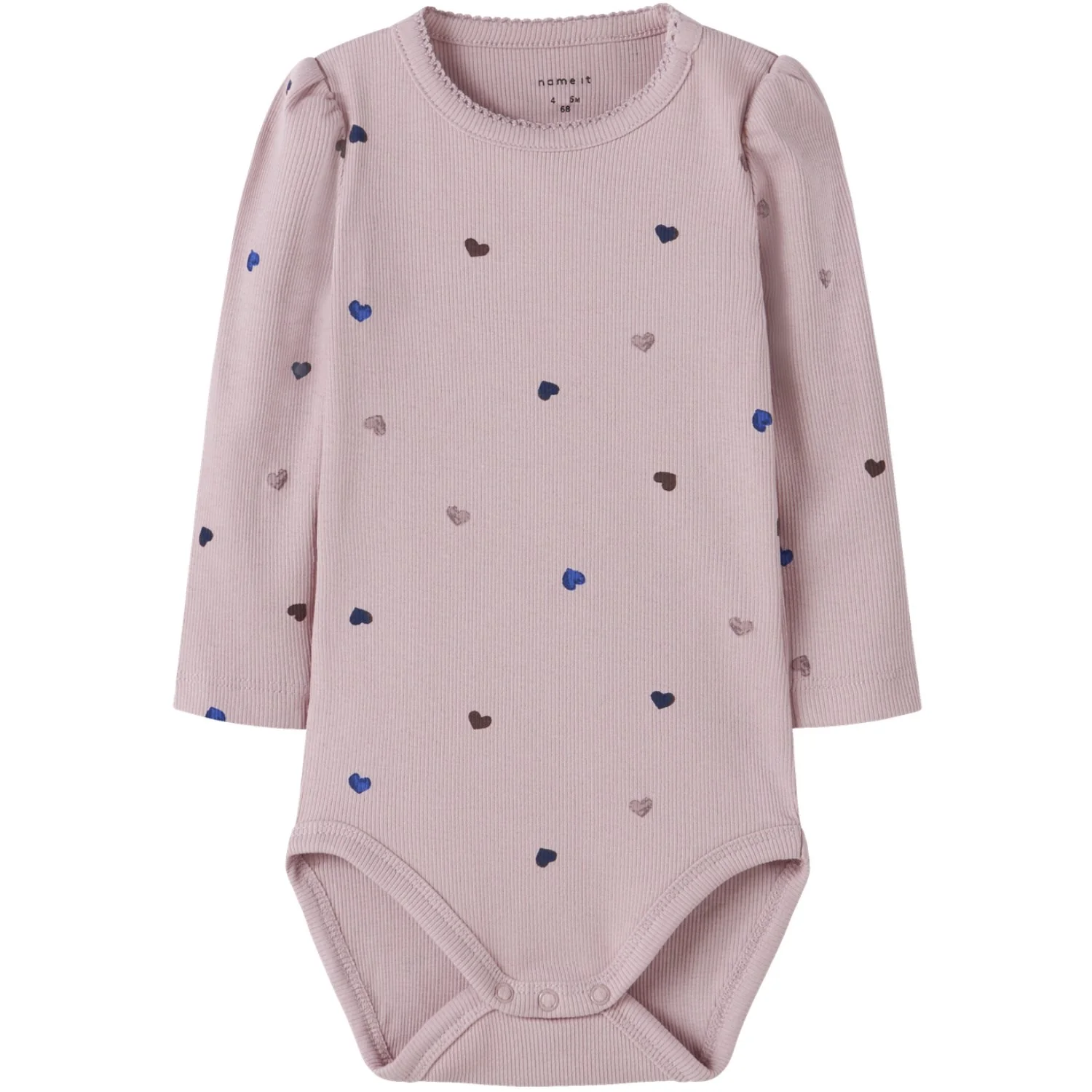 Name It Burnished Lilac Hearts Nbfnutti Ls Body Noos