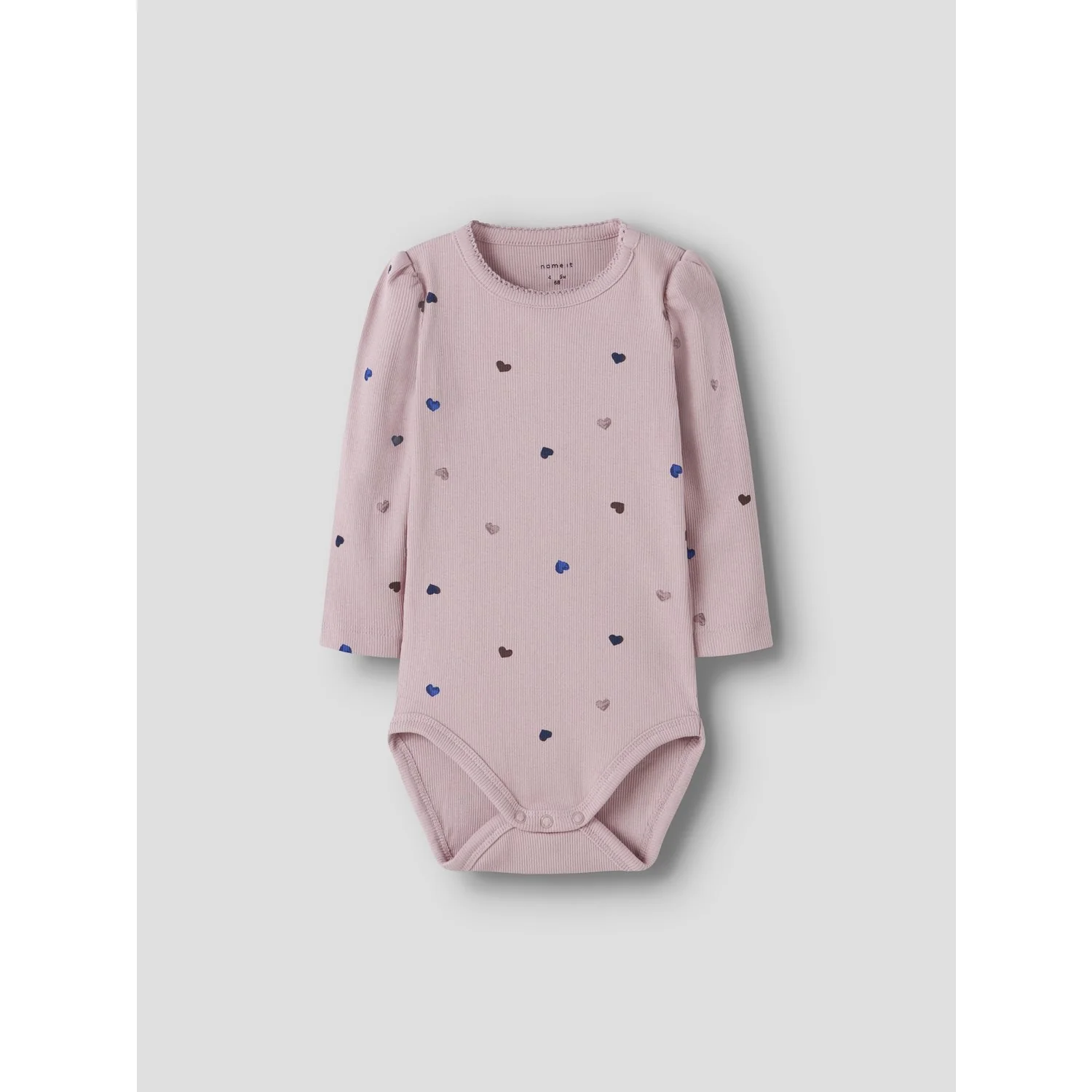 Name It Burnished Lilac Hearts Nbfnutti Ls Body Noos - Image 2