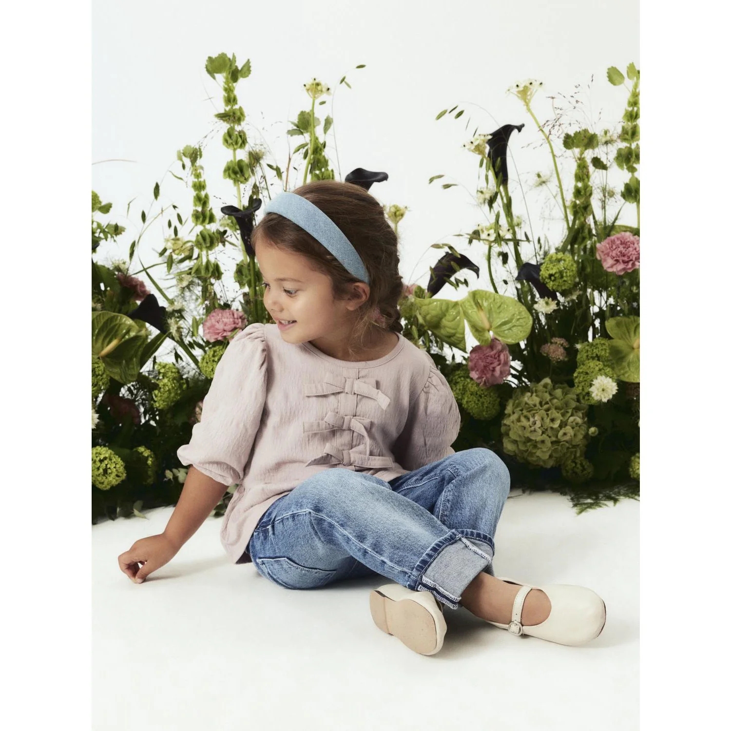 Name It Burnished Lilac Nmfkesia 3/4 Sleeve Top - Image 2