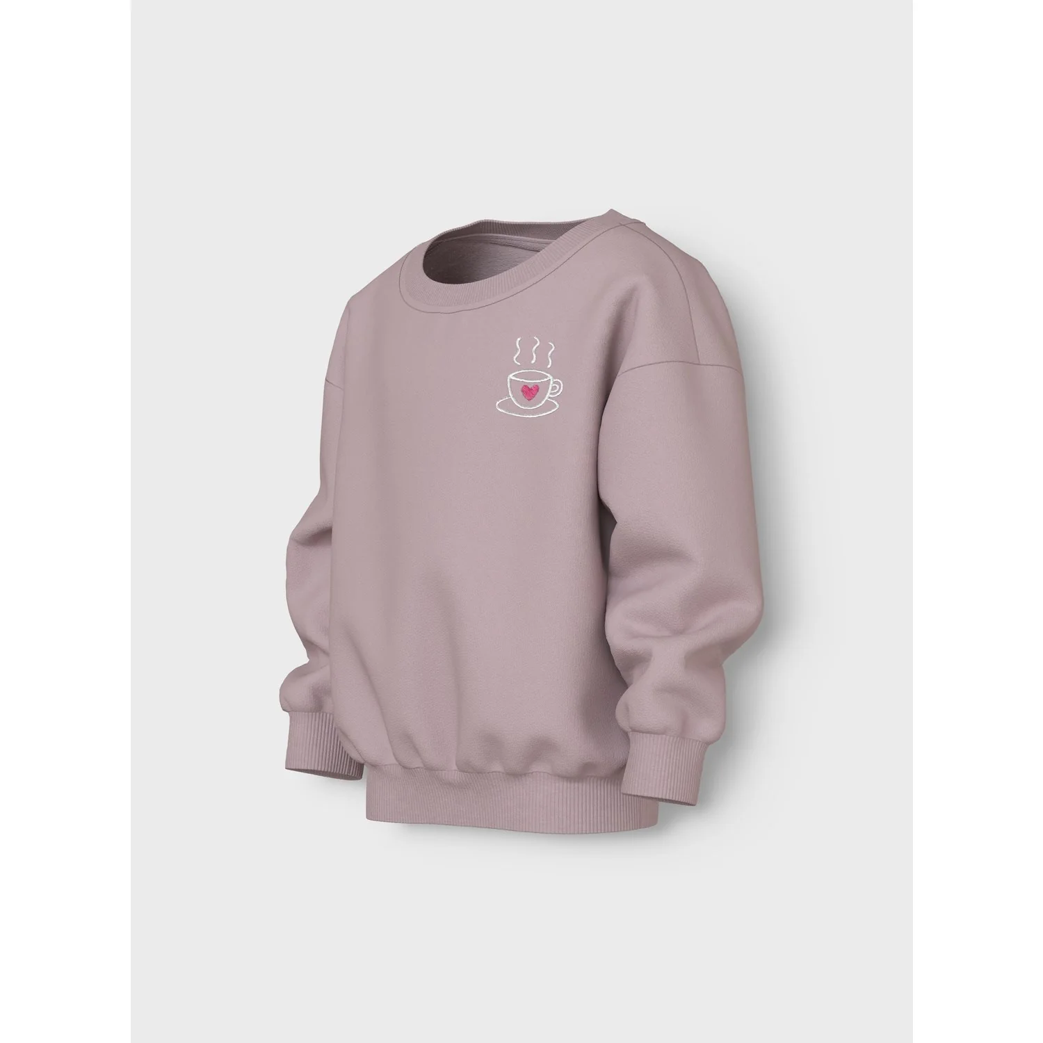 Name It Burnished Lilac Tea Cup Nmfvallene Ls Rlx Sweat Unb - Image 2