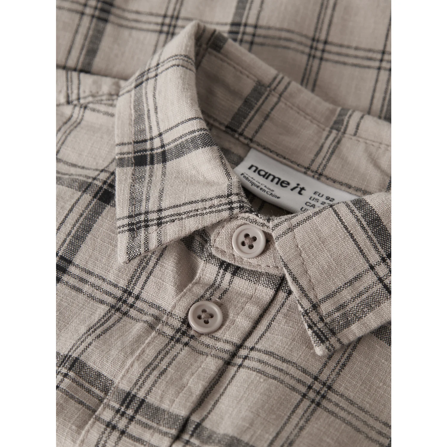 Name It Chateau Gray Check Nmmhowie Ss Nreg Skjorte Box - Image 2
