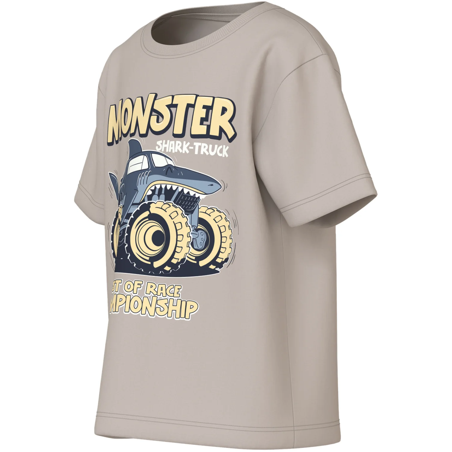 Name It Chateau Gray Monster Shark Nmmvanyo Ss Nreg Top - Image 2