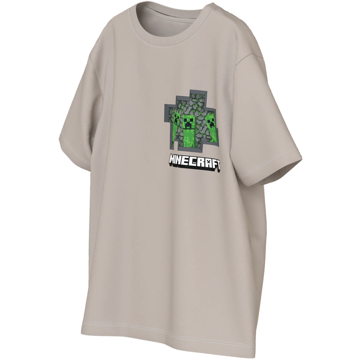 Name It Chateau Gray Nkmasant Minecraft Ss Nreg Top Bfu - Image 3