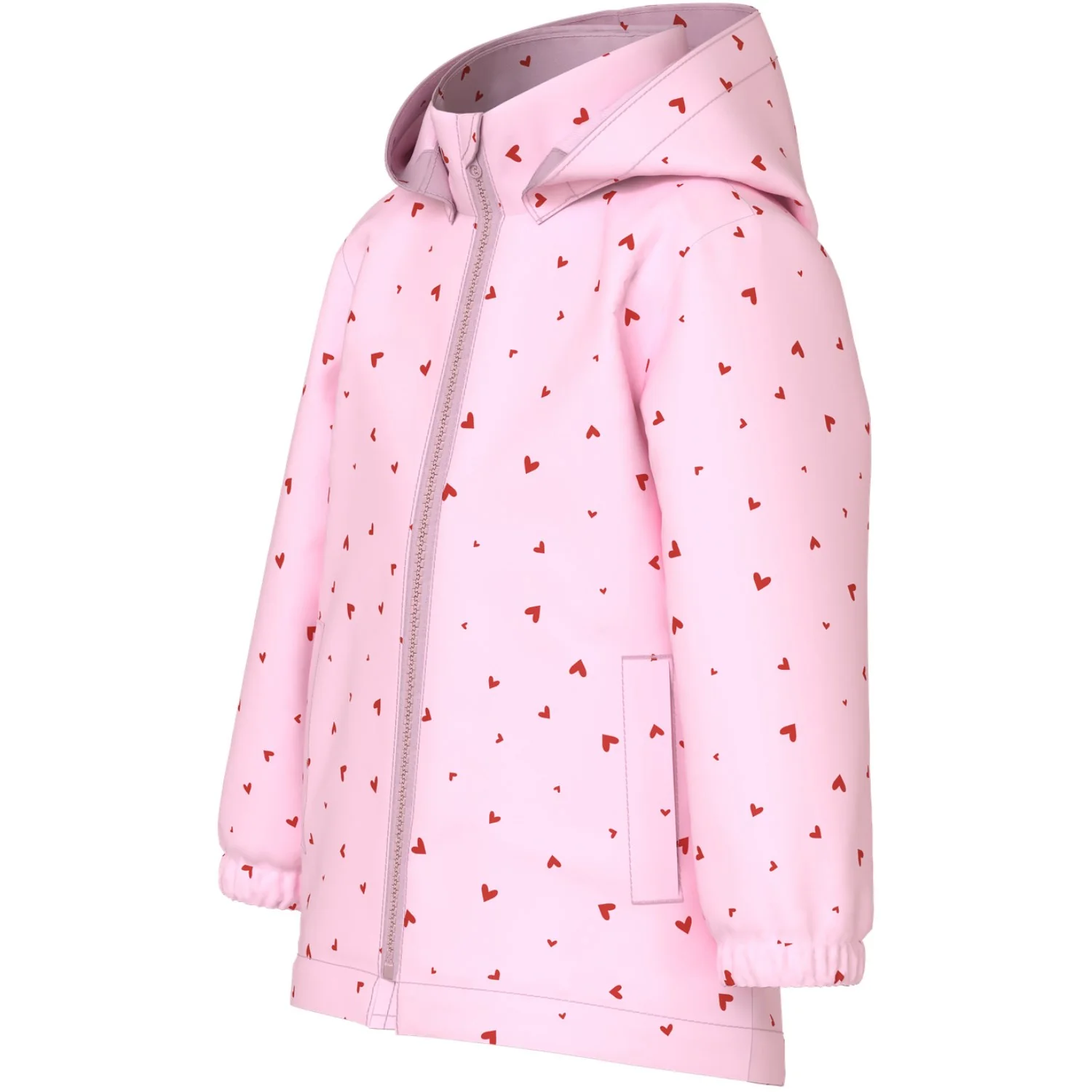 Name It Cherry Blossom Small Hearts Nmfmaxi Jakke Li Aop Noos - Image 2