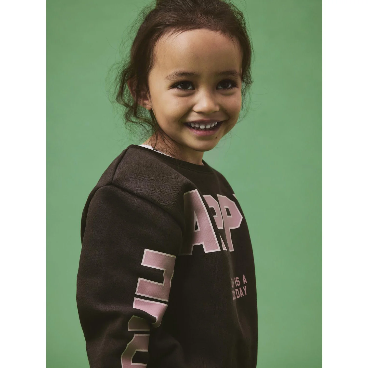 Name It Chocolate Brown Nmflinka Ls Nreg Swe Bru - Image 2
