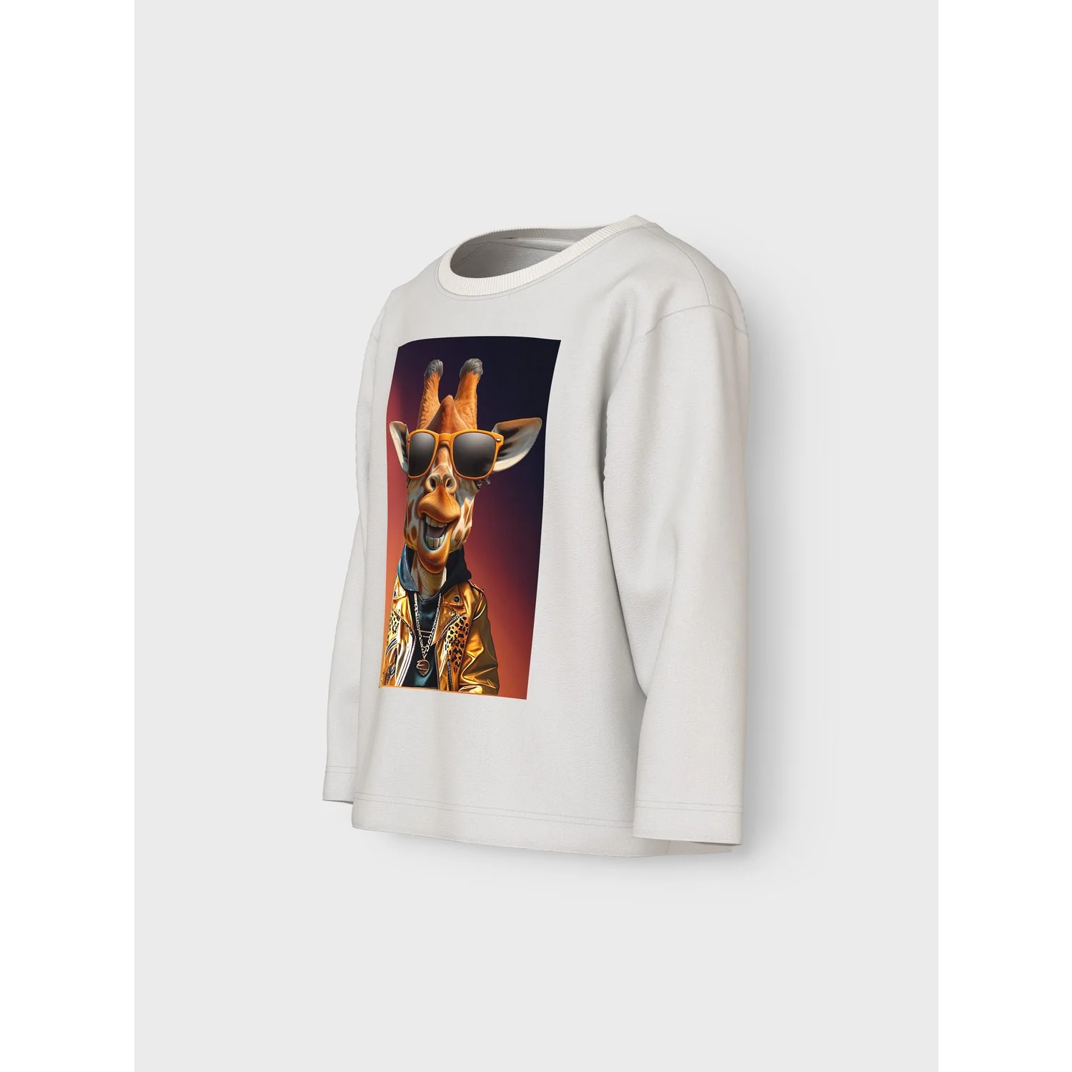 Name It Cloud Dancer Giraffe Nmmvoto Ls Nreg Top - Image 2