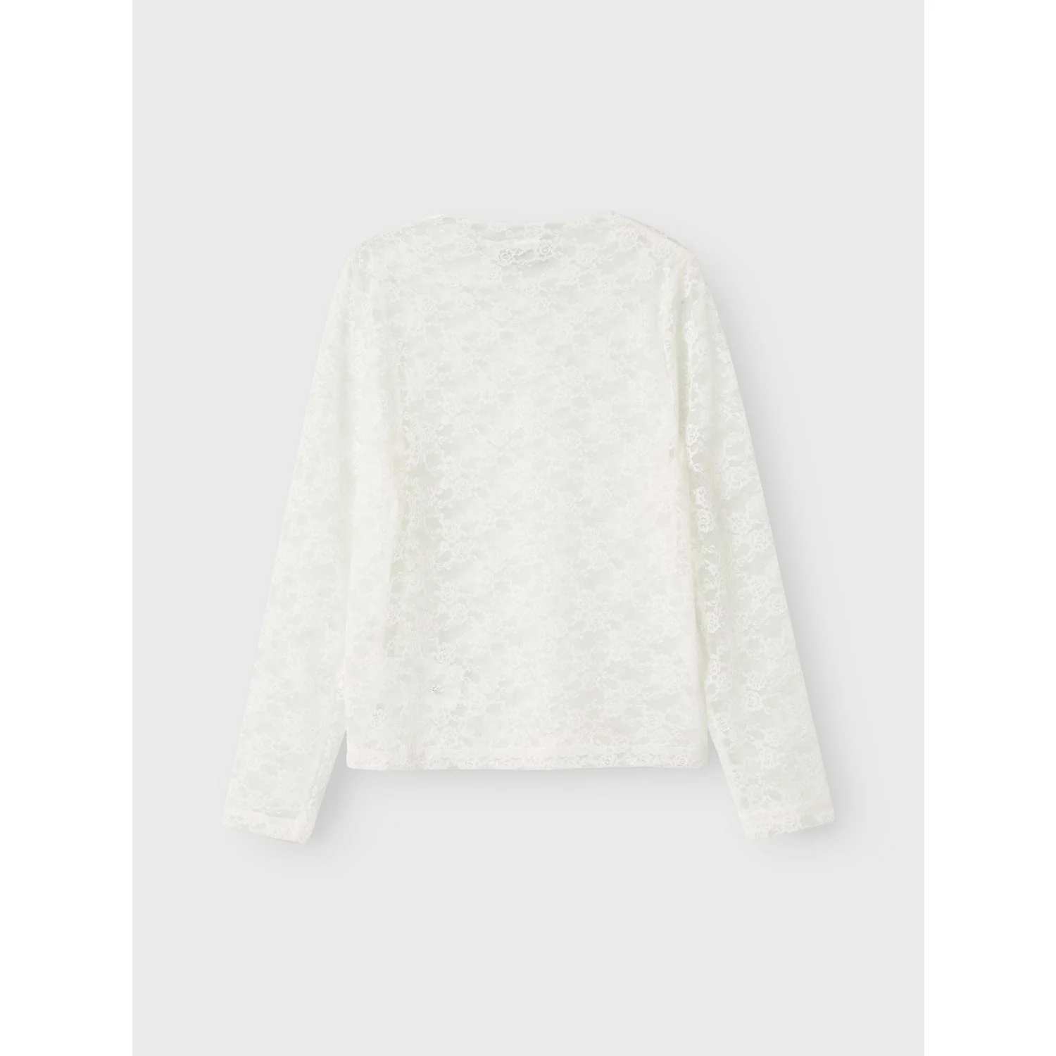 Name It Cloud Dancer Nkfnace Ls Top - Image 3