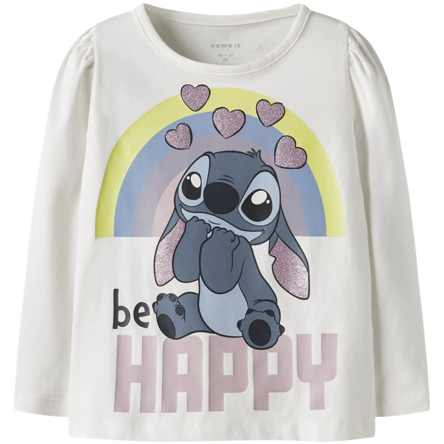 Name It Cloud Dancer Nmfdiana Stitch Ls Top Box Noos Wdi