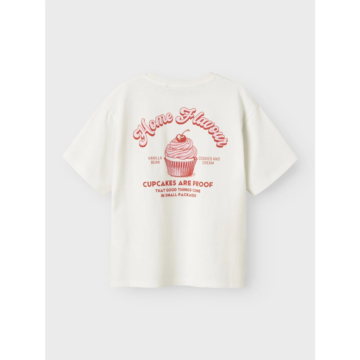 Name It Cloud Dancer Red Alert Nkfneata Ss Nreg Top - Image 3